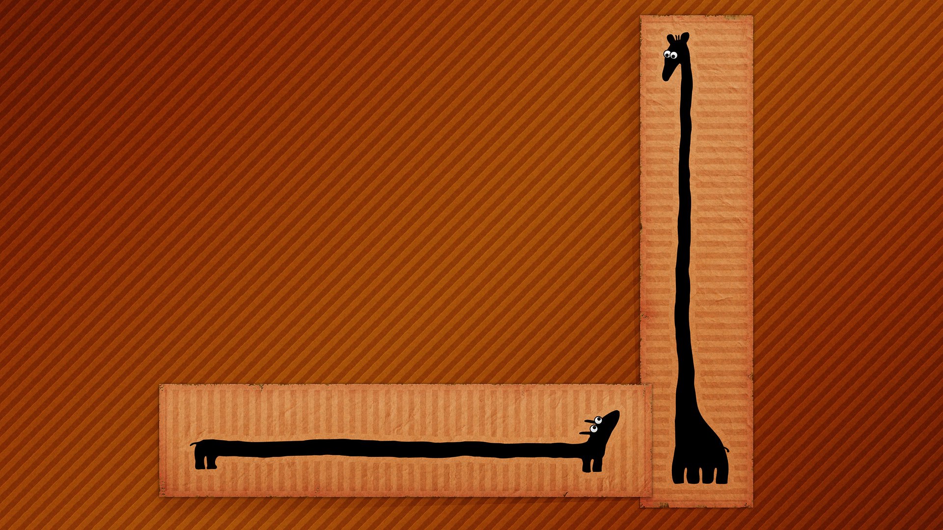 Обои рисунок, линии, минимализм, такса, жираф, figure, line, minimalism, dachshund, giraffe разрешение 2560x1600 Загрузить