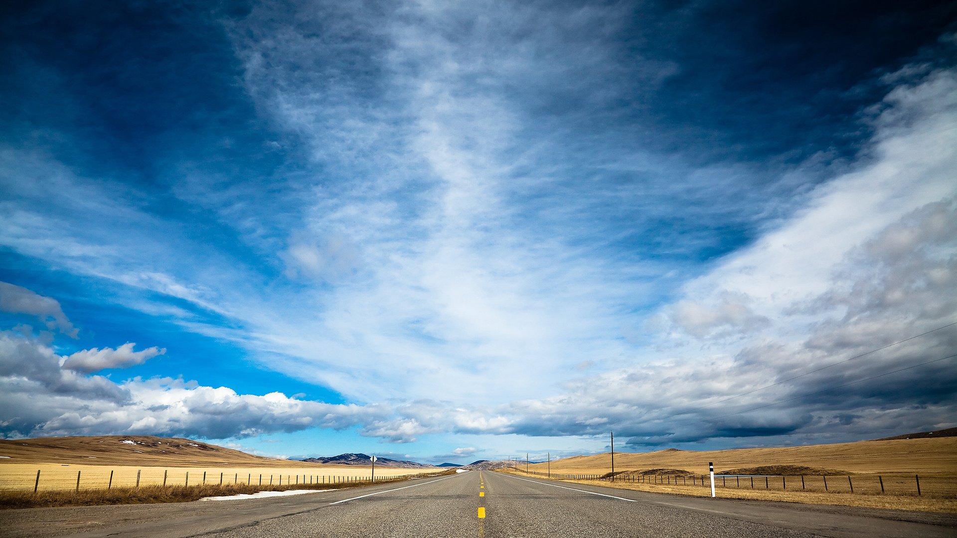 Обои дорога, канада, неба, британская колумбия, road, canada, sky, british columbia разрешение 2560x1600 Загрузить