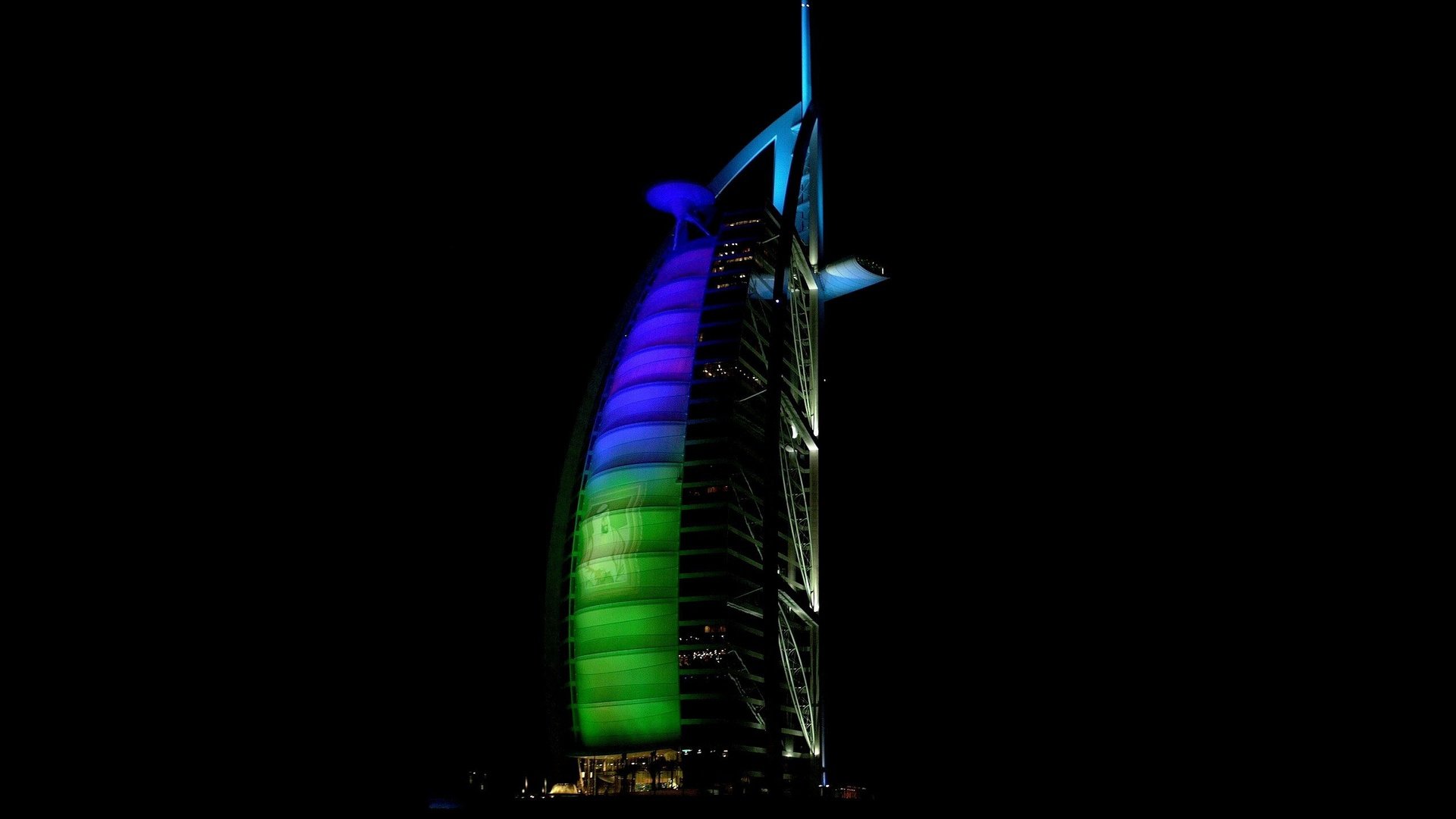 Обои ночь, башня, дубаи, night, tower, dubai разрешение 2560x1600 Загрузить