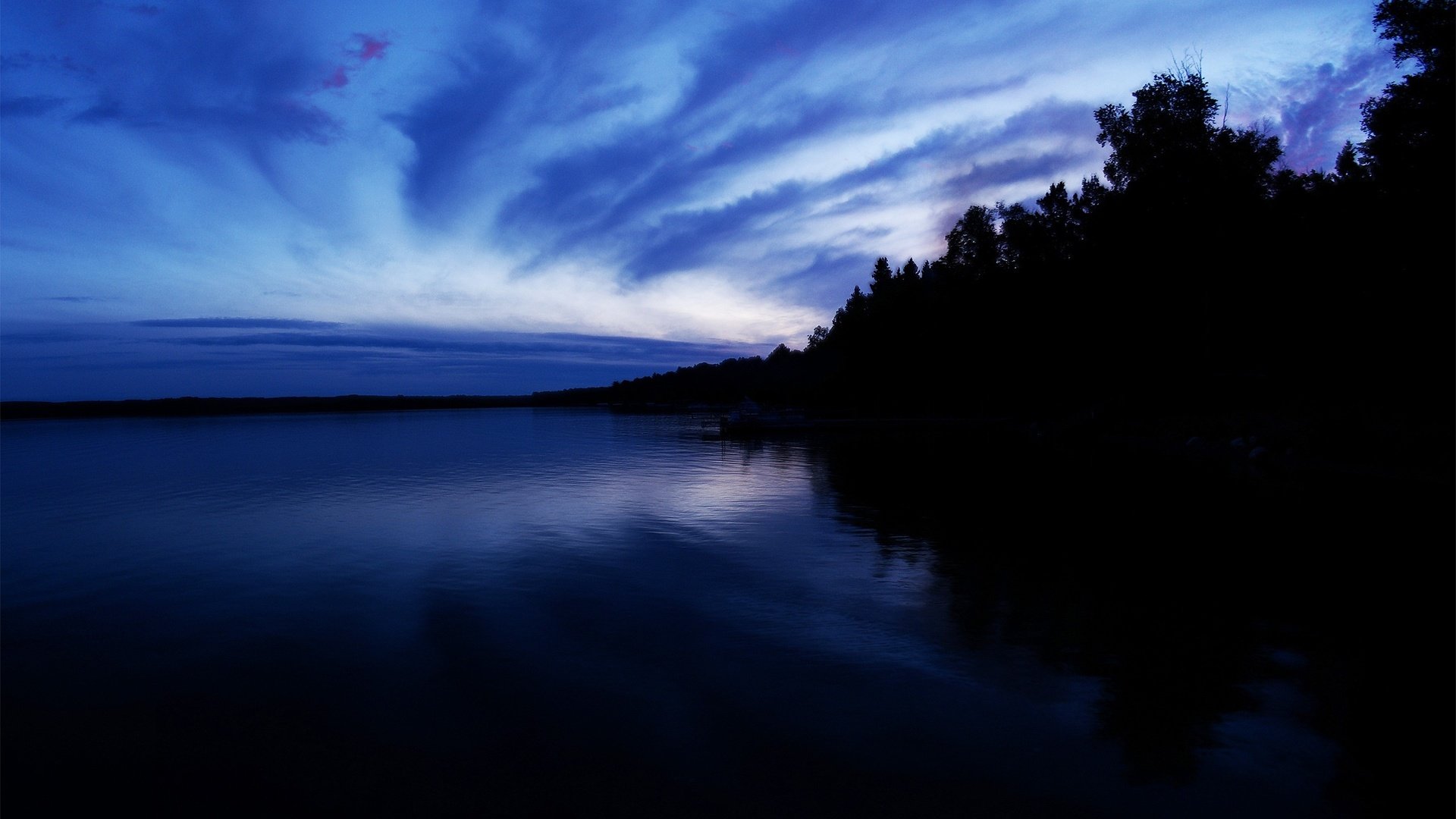 Обои облака, вечер, озеро, синий, clouds, the evening, lake, blue разрешение 2560x1600 Загрузить