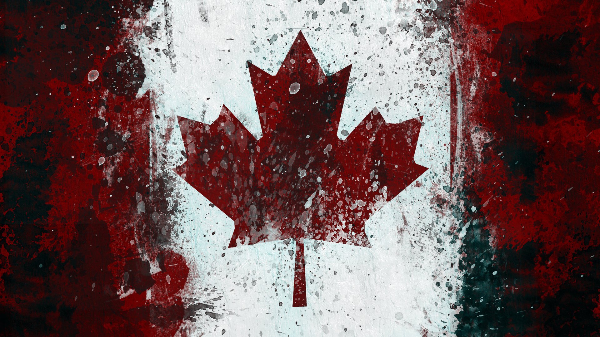 Обои флаг, канада, кленовый лист, flag, canada, maple leaf разрешение 2880x1900 Загрузить