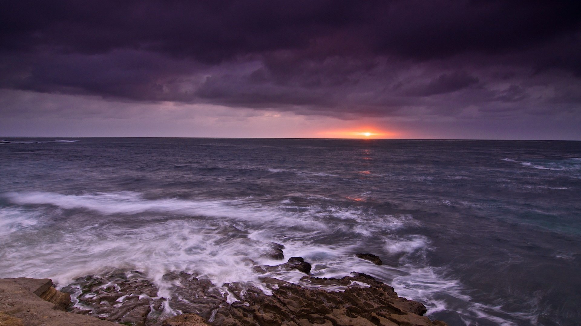 Обои волны, закат, море, wave, sunset, sea разрешение 1920x1200 Загрузить