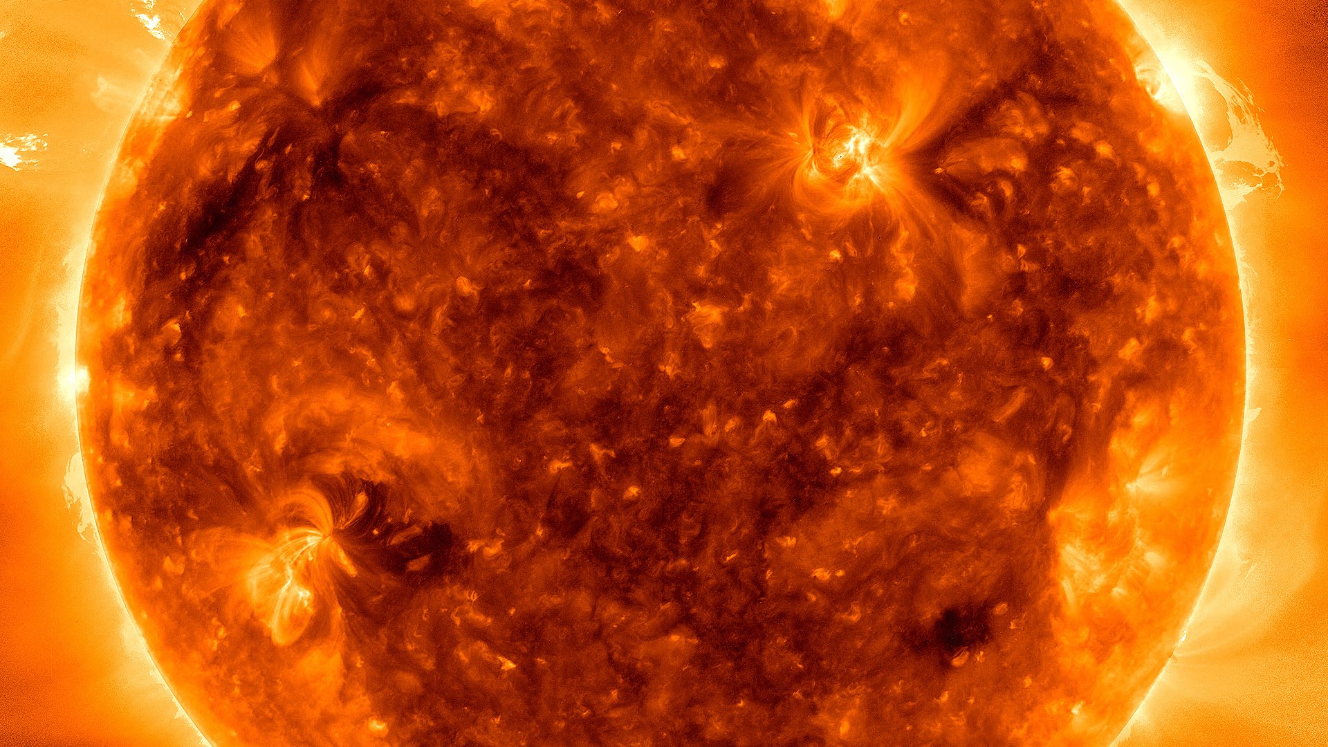 Обои солнце, жара, пекло, solar dynamics observatory, the sun, heat, hell разрешение 1920x1200 Загрузить