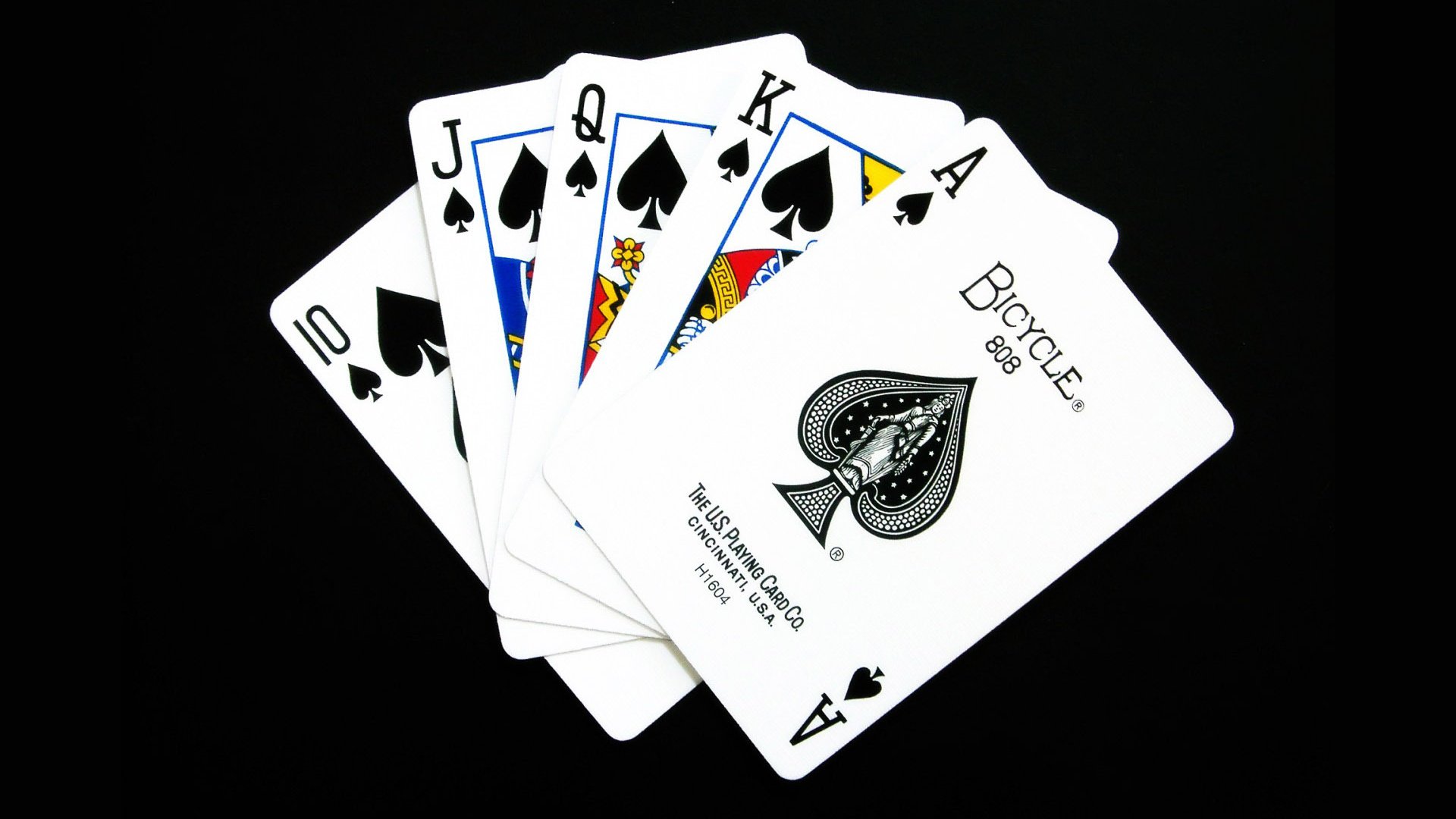 Обои покер, карты, масть, флеш-рояль, poker, card, the suit, a royal flush разрешение 1920x1200 Загрузить