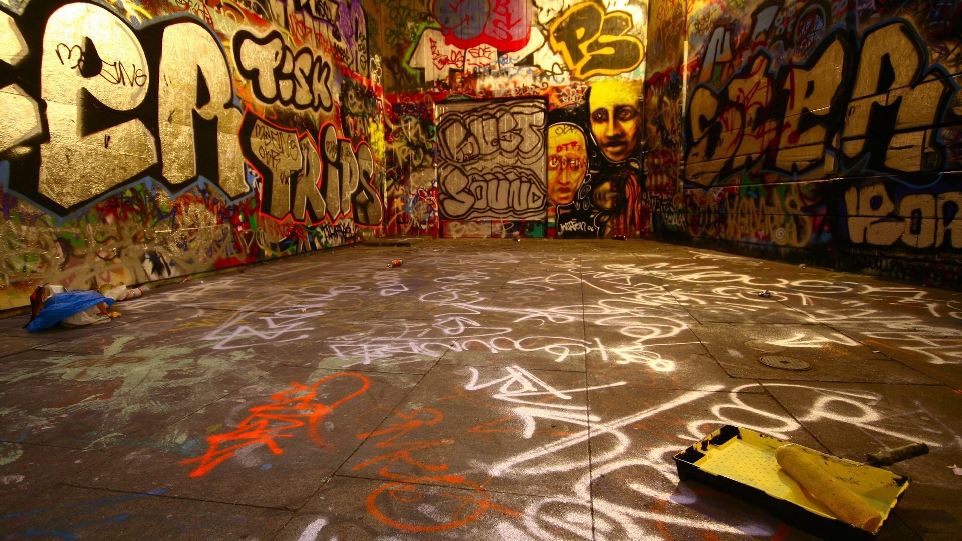 Обои краска, стены, граффити, paint, wall, graffiti разрешение 2560x1600 Загрузить