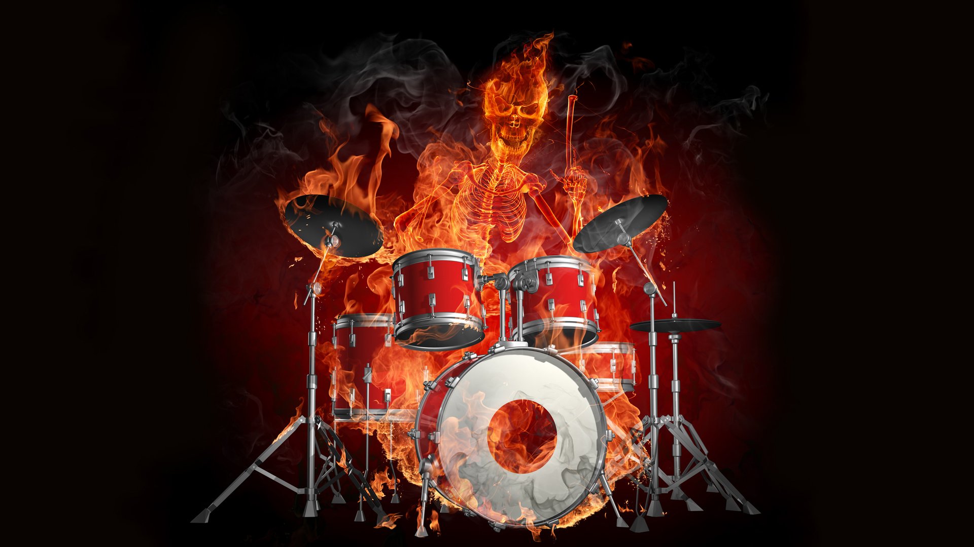 Обои огонь, установка, барабанщик, fire, installation, drummer разрешение 2560x1600 Загрузить