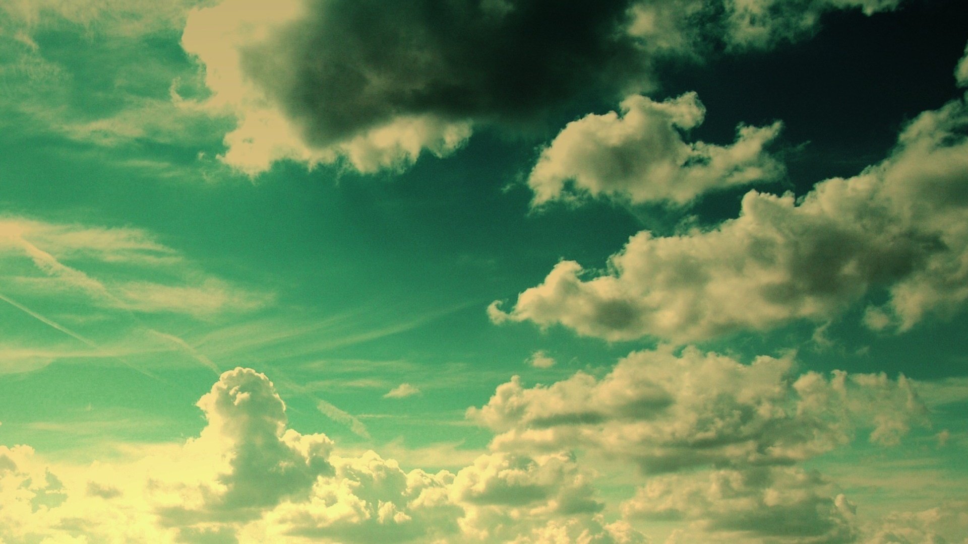 Обои небо, облака, солнце, фантастика, the sky, clouds, the sun, fiction разрешение 1920x1200 Загрузить