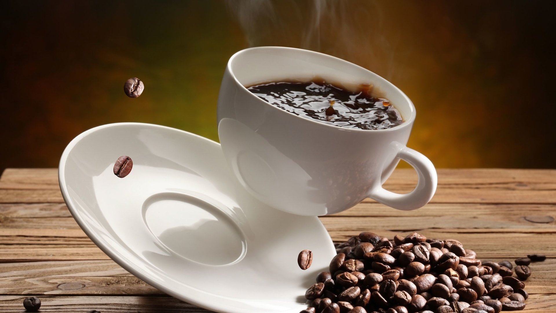 Обои зерна, кофе, чашка, деревянная поверхность, grain, coffee, cup, wooden surface разрешение 2560x1678 Загрузить