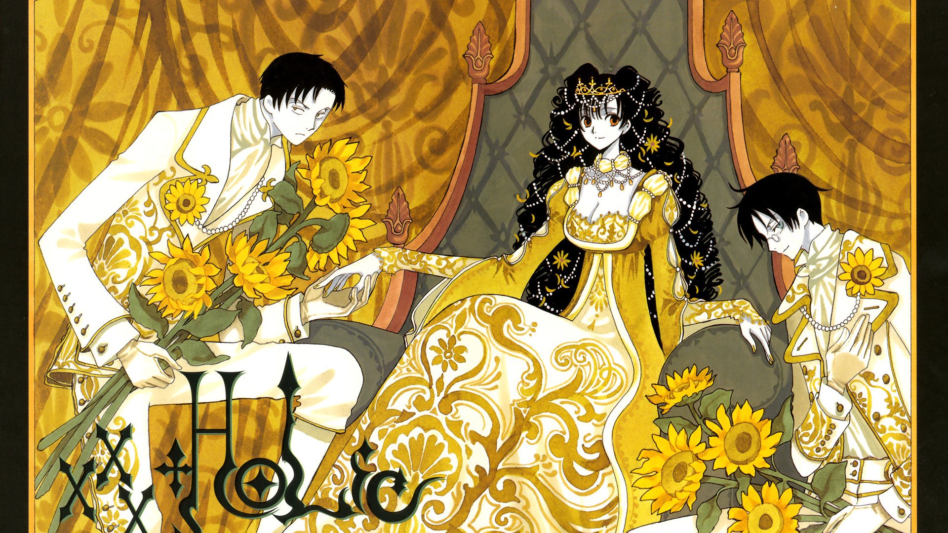 Обои clamp, doumeki shizuka, kunogi himawari, watanuki kimihiro, xxxholic разрешение 1989x1400 Загрузить