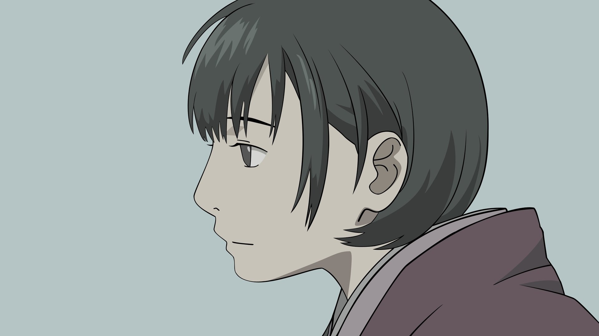 Обои вектор, mushishi, karibusa tanyuu, vector разрешение 3200x1800 Загрузить