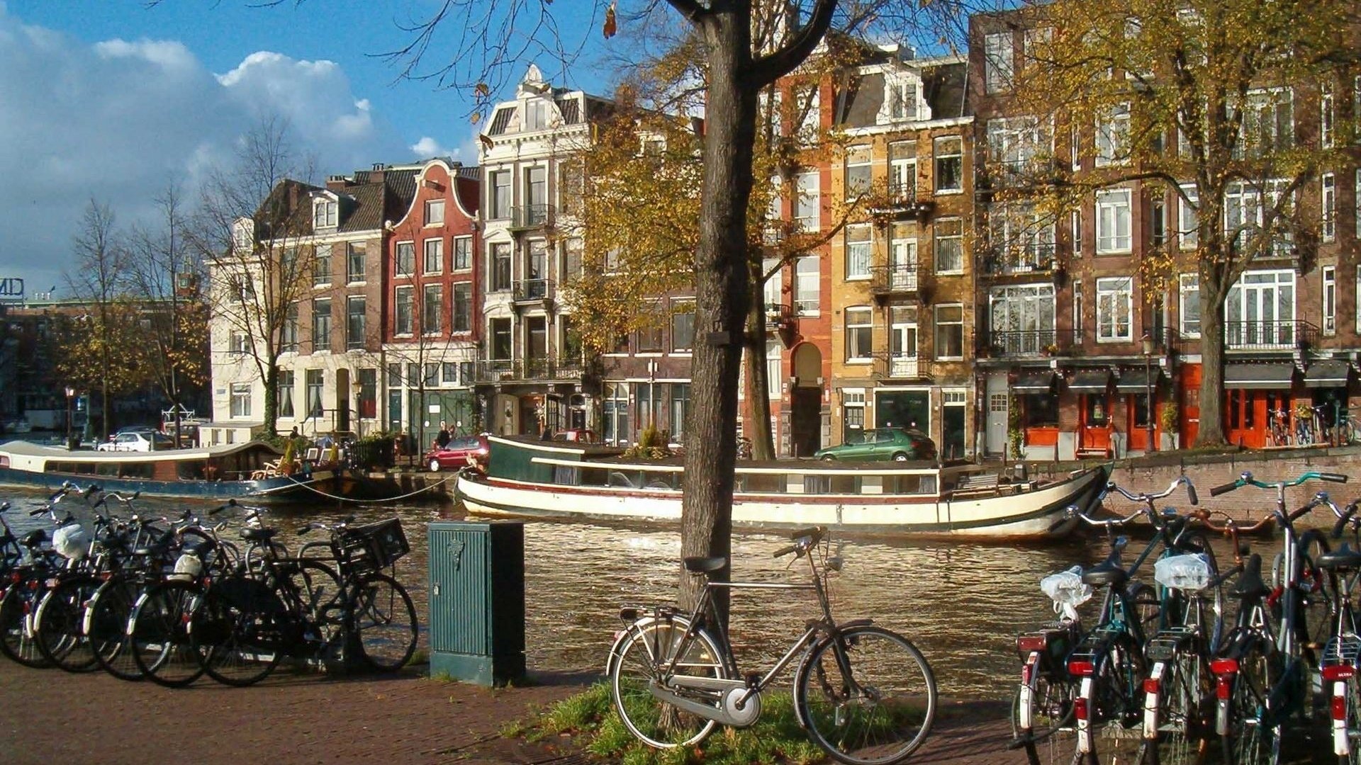 Обои набережная, велосипеды, амстердам, promenade, bikes, amsterdam разрешение 1920x1200 Загрузить