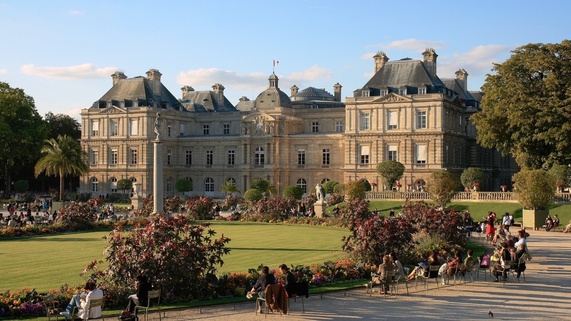 Обои франция, люксембургский дворец, france, the luxembourg palace разрешение 2888x1925 Загрузить