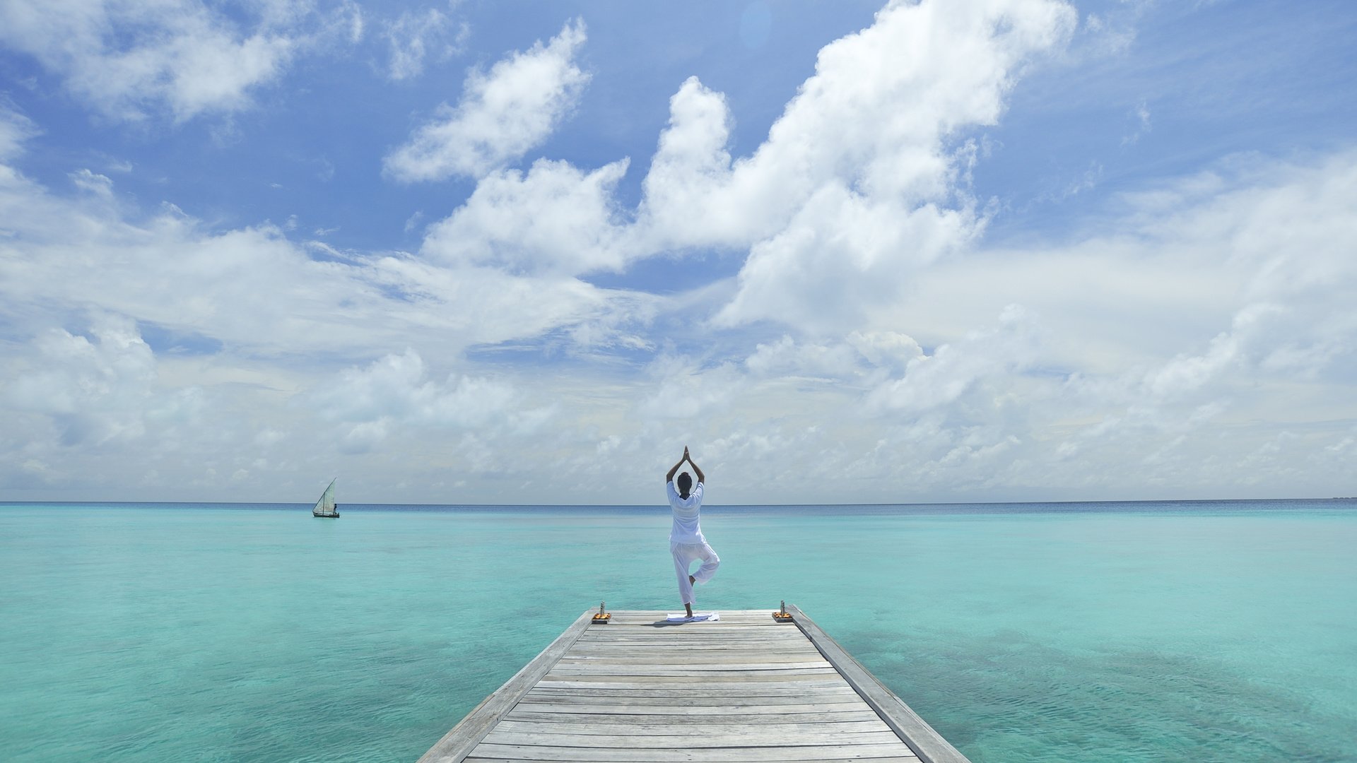 Обои тропики, мальдивы, йога, tropics, the maldives, yoga разрешение 4016x2672 Загрузить