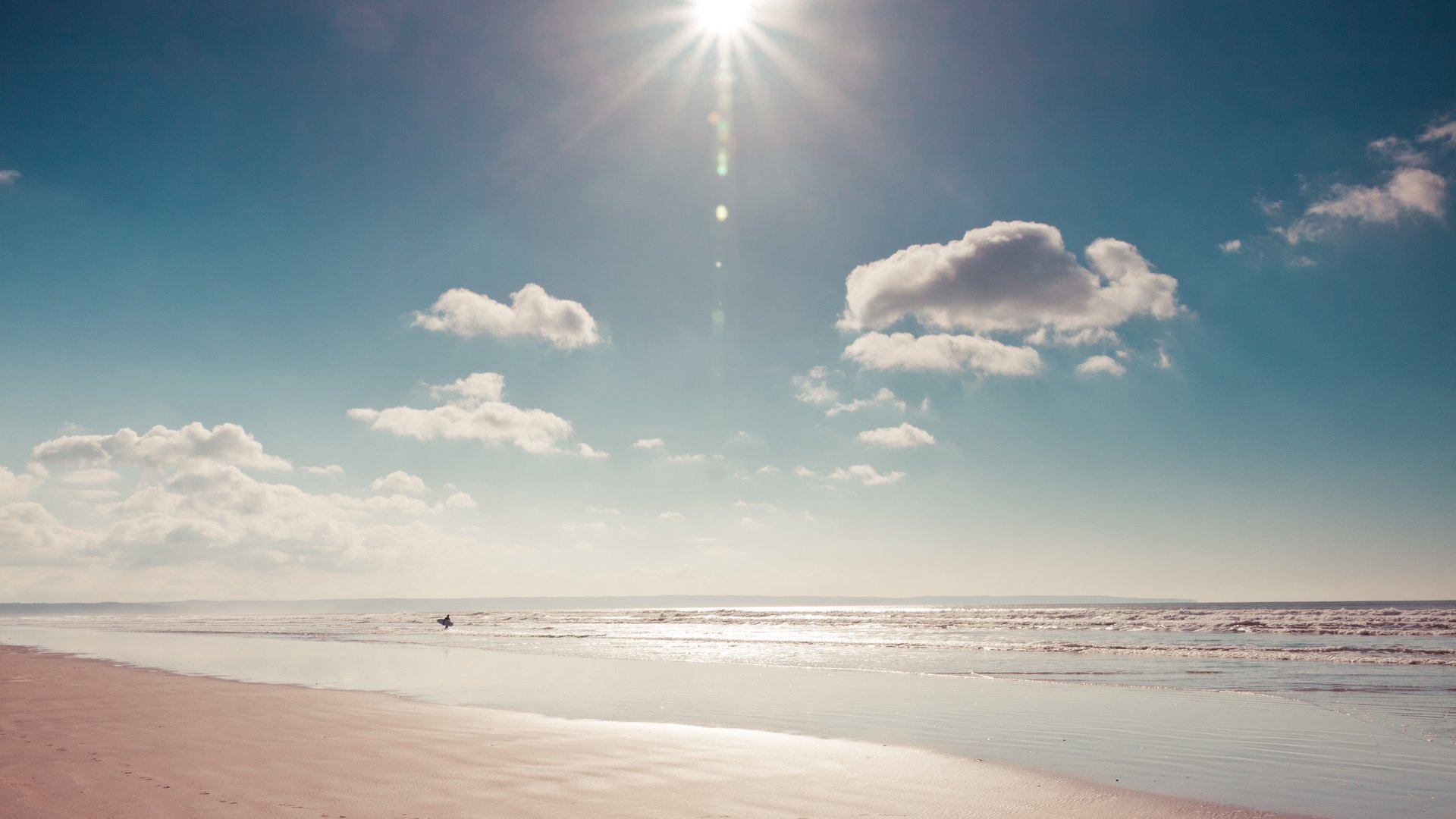 Обои солнце, пляж, the sun, beach разрешение 4800x3200 Загрузить