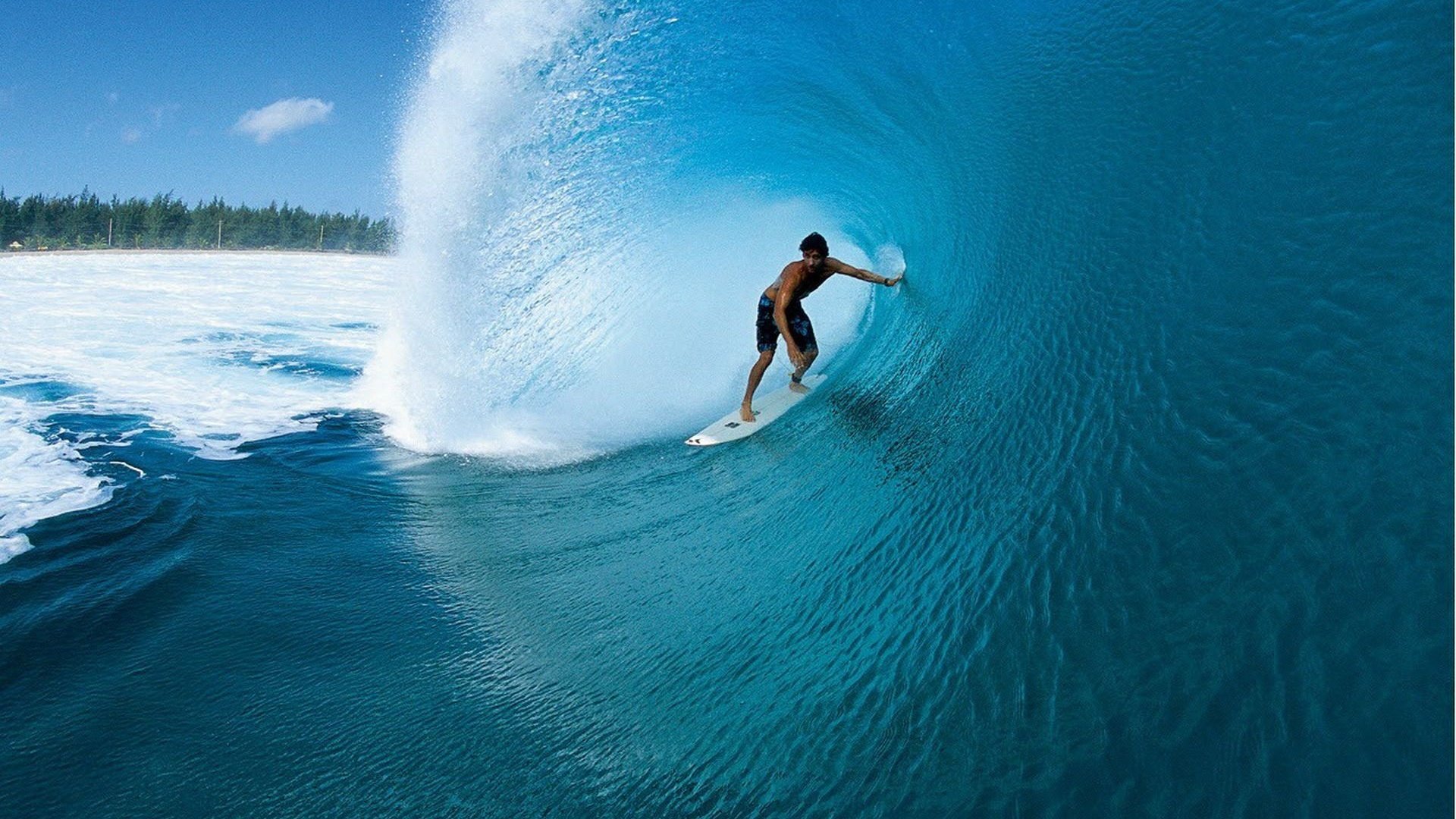 Обои волна, серфинг, wave, surfing разрешение 1920x1536 Загрузить