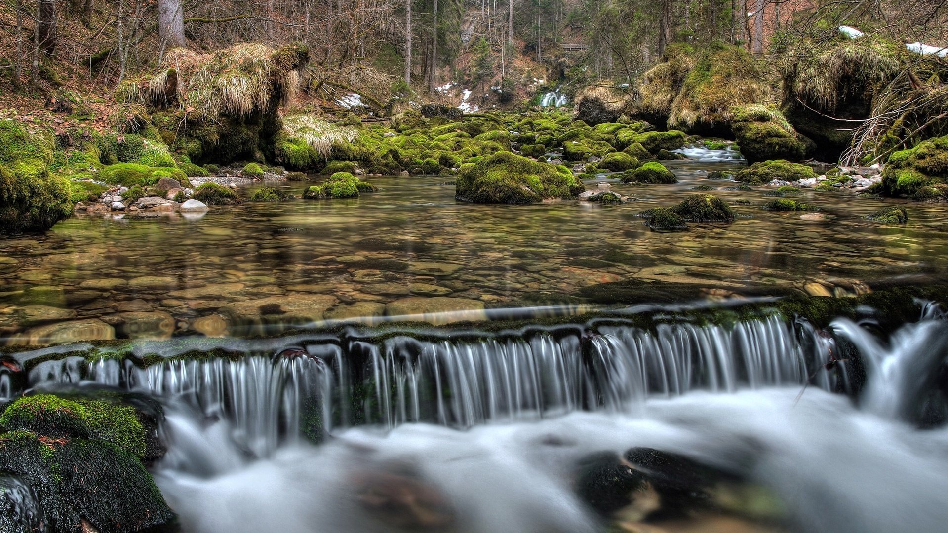 Обои вода, река, природа, водопад, поток, валуны, water, river, nature, waterfall, stream, boulders разрешение 3072x2048 Загрузить