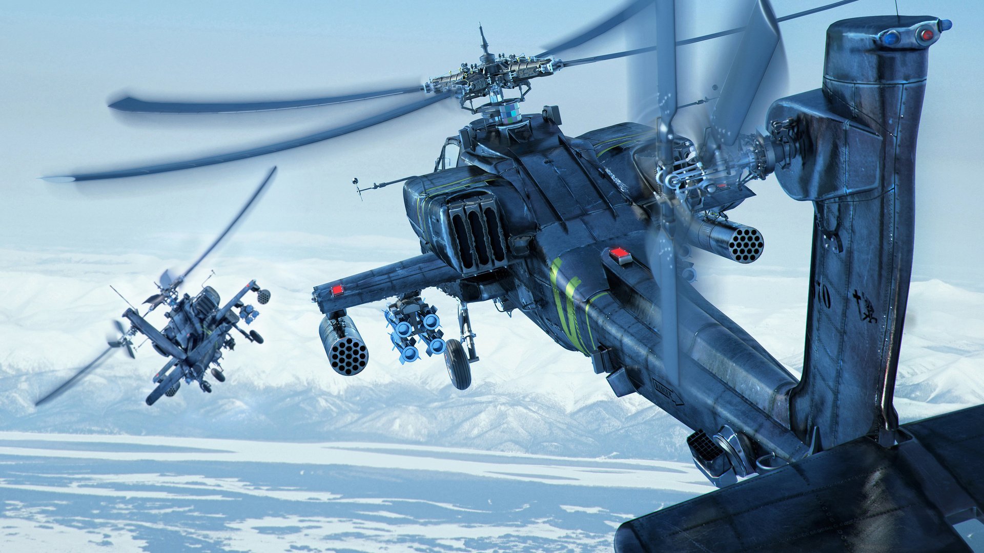 Обои небо, боевые, боинг, вертолеты, ударные, longbow, ah-64d, апачи, the sky, combat, boeing, helicopters, shock, apache разрешение 2560x1600 Загрузить