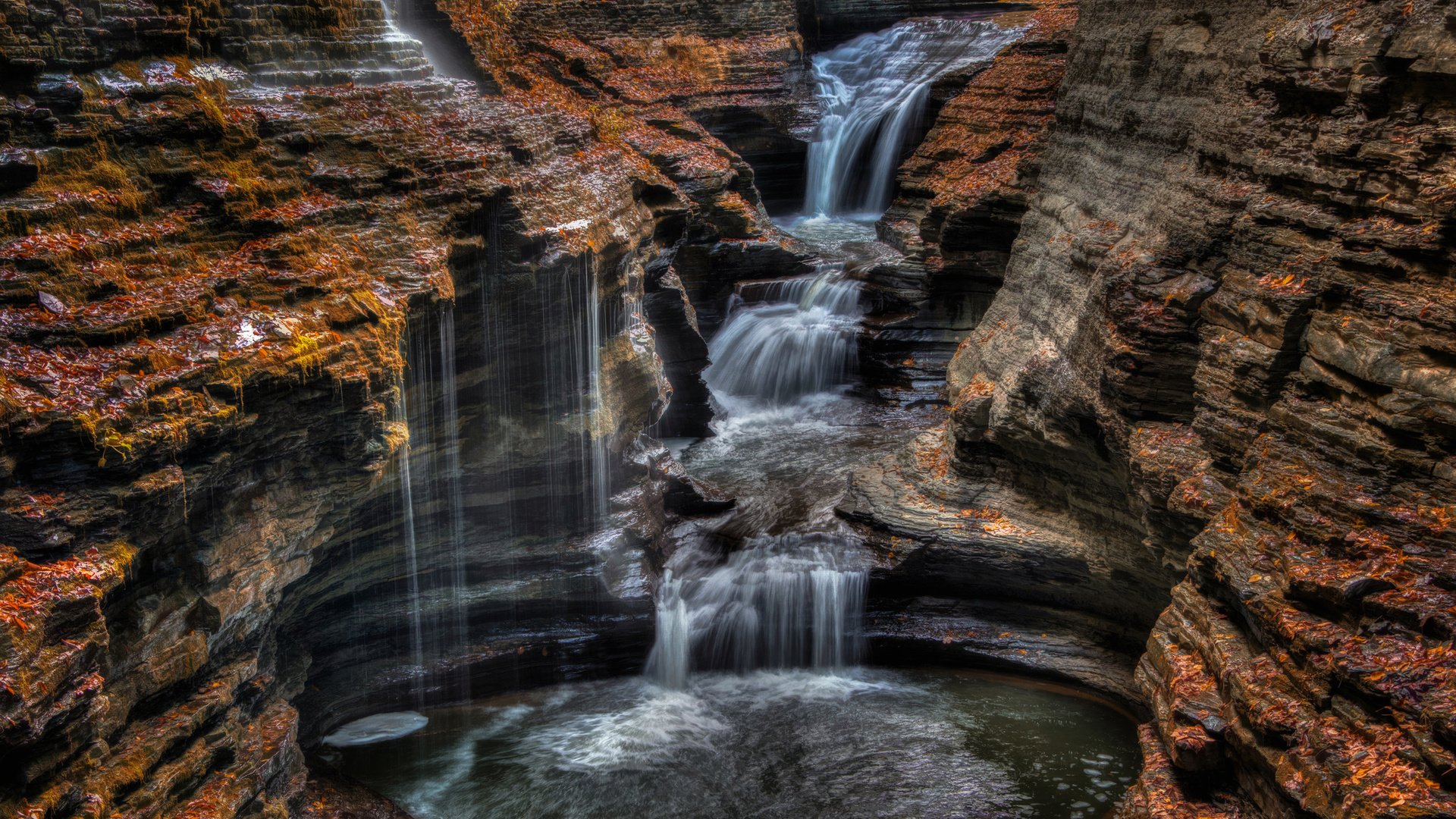 Обои вода, водопад, каньон, ущелье, water, waterfall, canyon, gorge разрешение 2048x1367 Загрузить