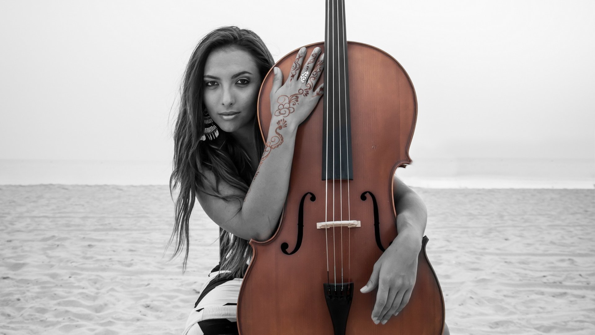 Обои девушка, музыка, виолончель, girl, music, cello разрешение 2546x1592 Загрузить