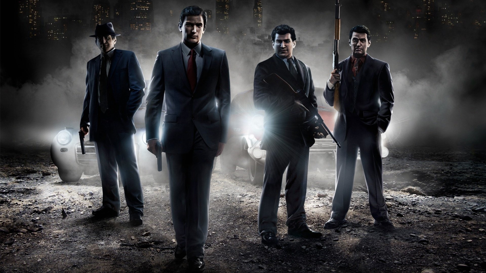 Обои оружие, пистолеты, мафия, мафия 2, weapons, guns, mafia, mafia 2 разрешение 2560x1600 Загрузить