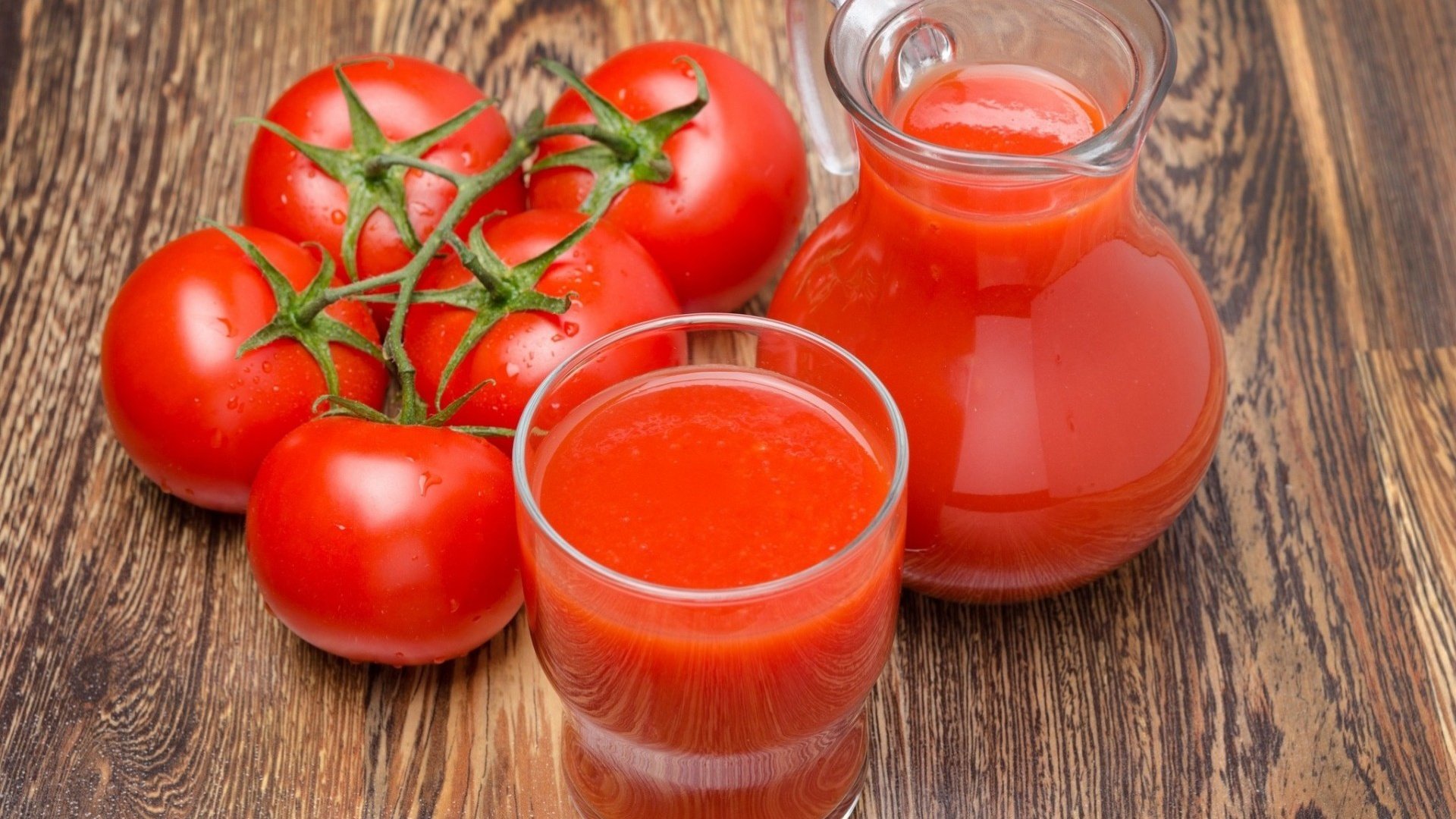 Обои стол, овощи, помидоры, томаты, сок, table, vegetables, tomatoes, juice разрешение 1920x1271 Загрузить