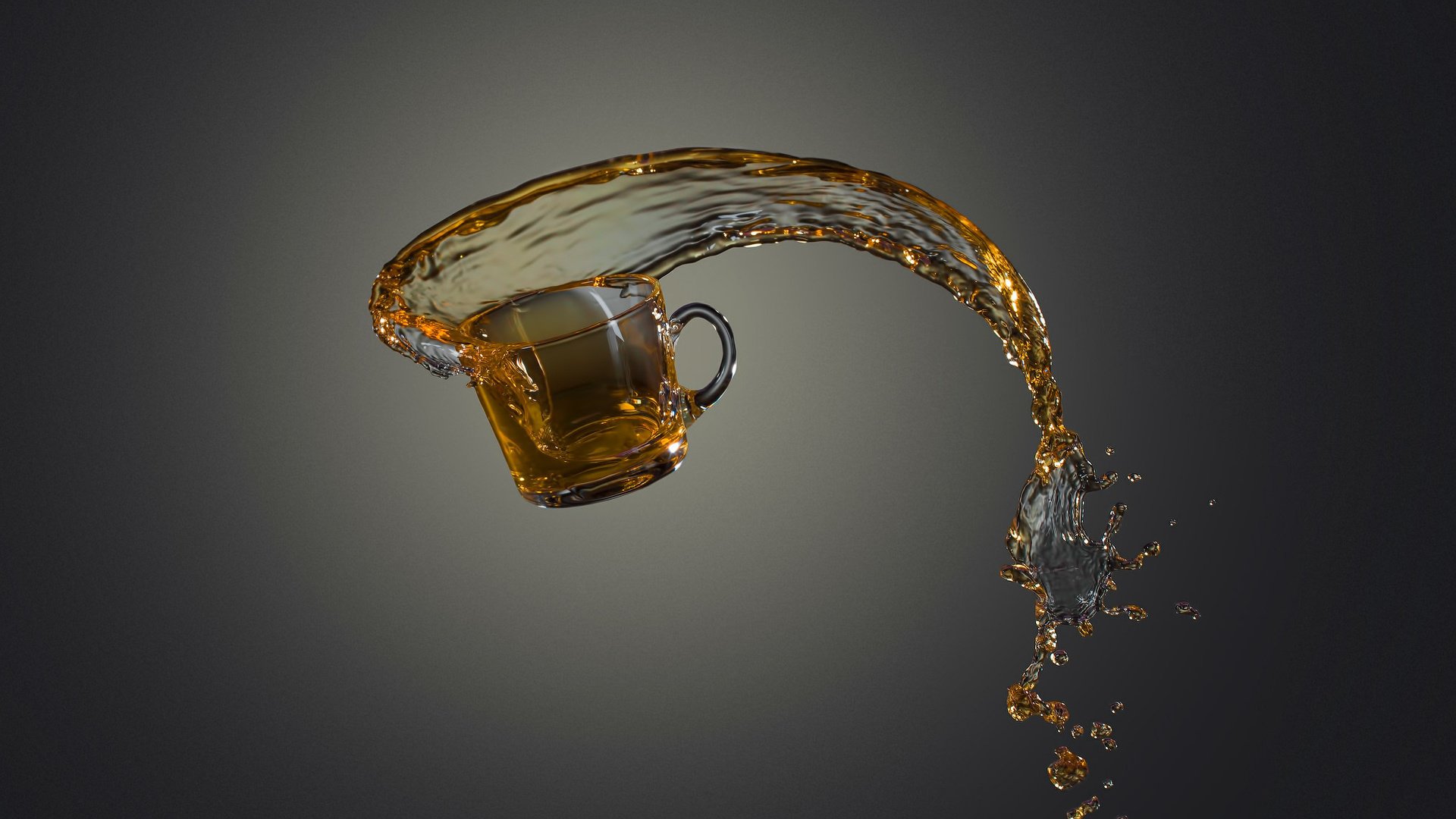 Обои брызги, чашка, всплеск, стекло, чай, alex koloskov, squirt, cup, splash, glass, tea разрешение 2024x1397 Загрузить