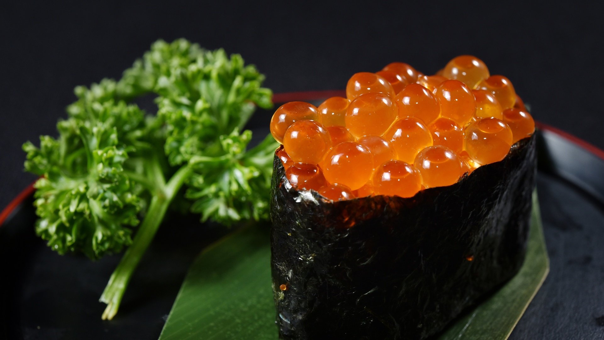 Обои икра, суши, морепродукты, seafoods, caviar, sushi, seafood разрешение 2880x1923 Загрузить