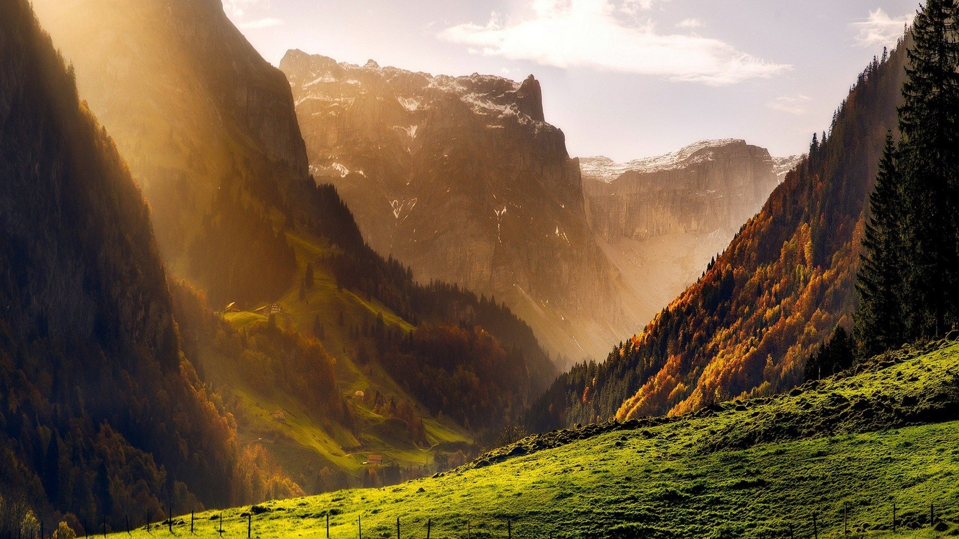 Обои горы, обои, лес, фото, осень, швейцария, картинки, альпы, mountains, wallpaper, forest, photo, autumn, switzerland, pictures, alps разрешение 2560x1600 Загрузить