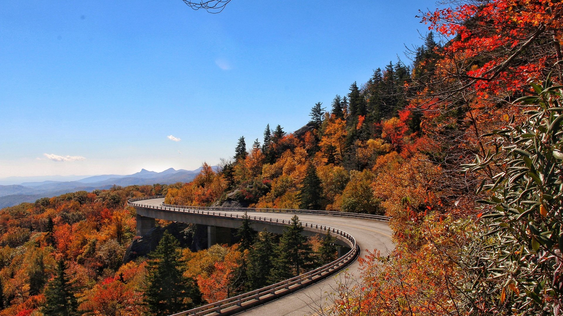 Обои мост, осень, северная каролина, деревья.пейзаж, bridge, autumn, north carolina, trees.landscape разрешение 2880x1920 Загрузить