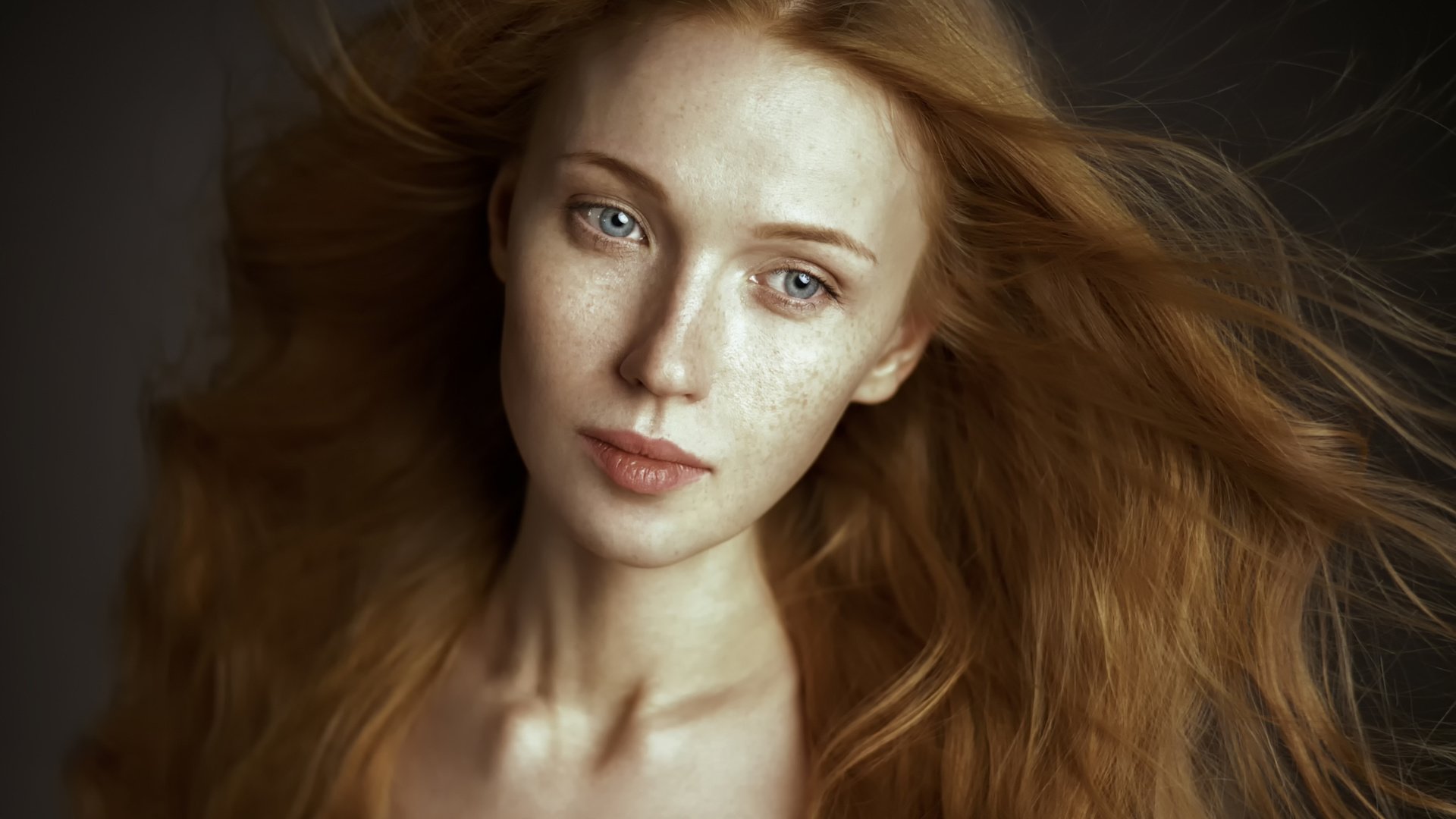 Обои взгляд, лицо, рыжеволосая, alexander vinogradov, look, face, redhead разрешение 2048x1366 Загрузить