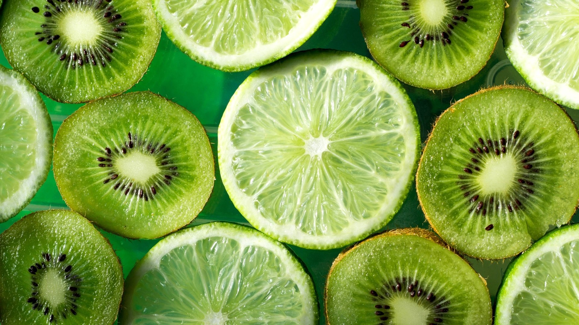 Обои зелёный, фрукты, лайм, киви, green, fruit, lime, kiwi разрешение 2600x1755 Загрузить