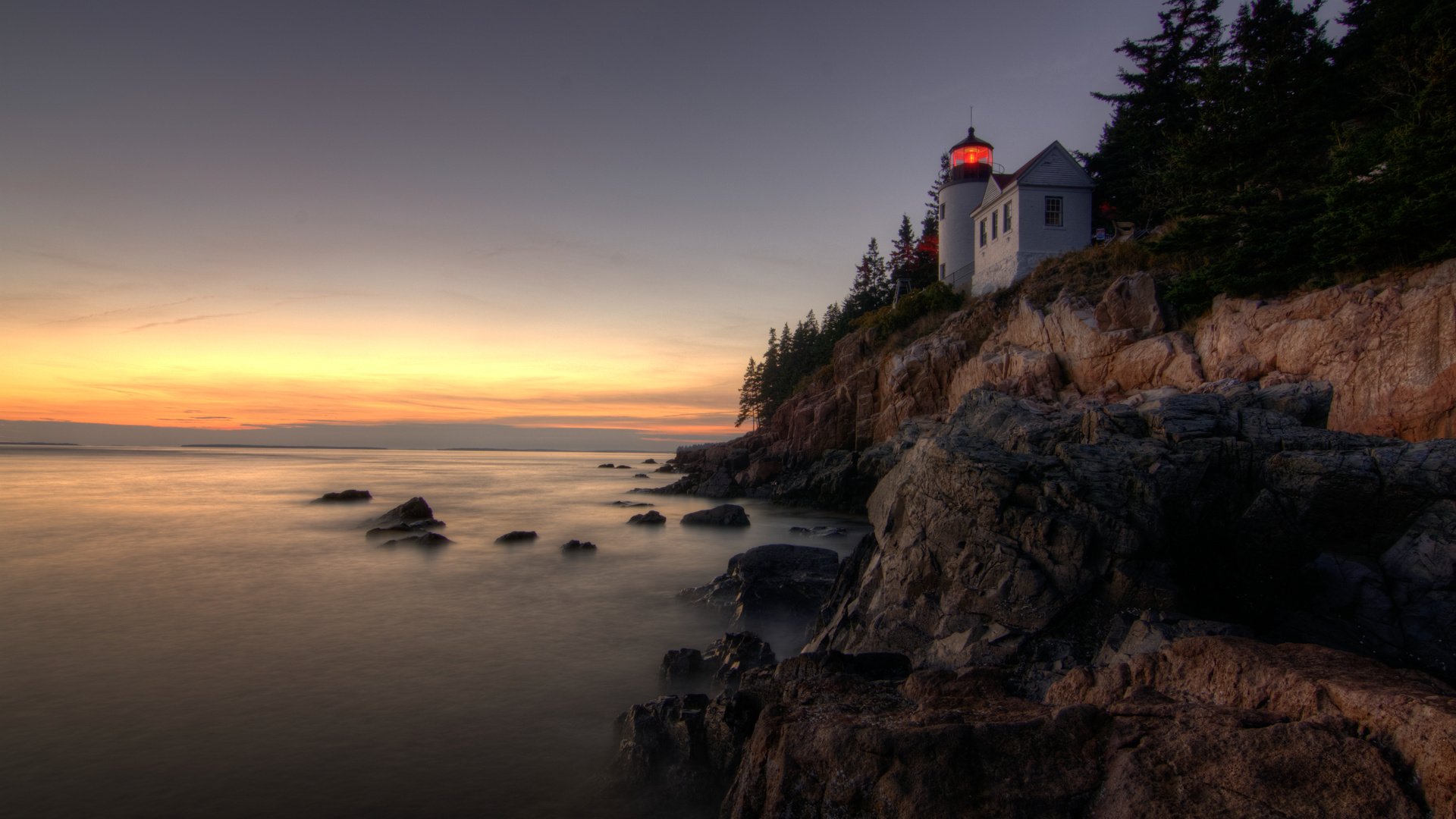 Обои скалы, пейзаж, море, маяк, bass harbor head lighthouse, acadia national park, rocks, landscape, sea, lighthouse разрешение 4317x2866 Загрузить