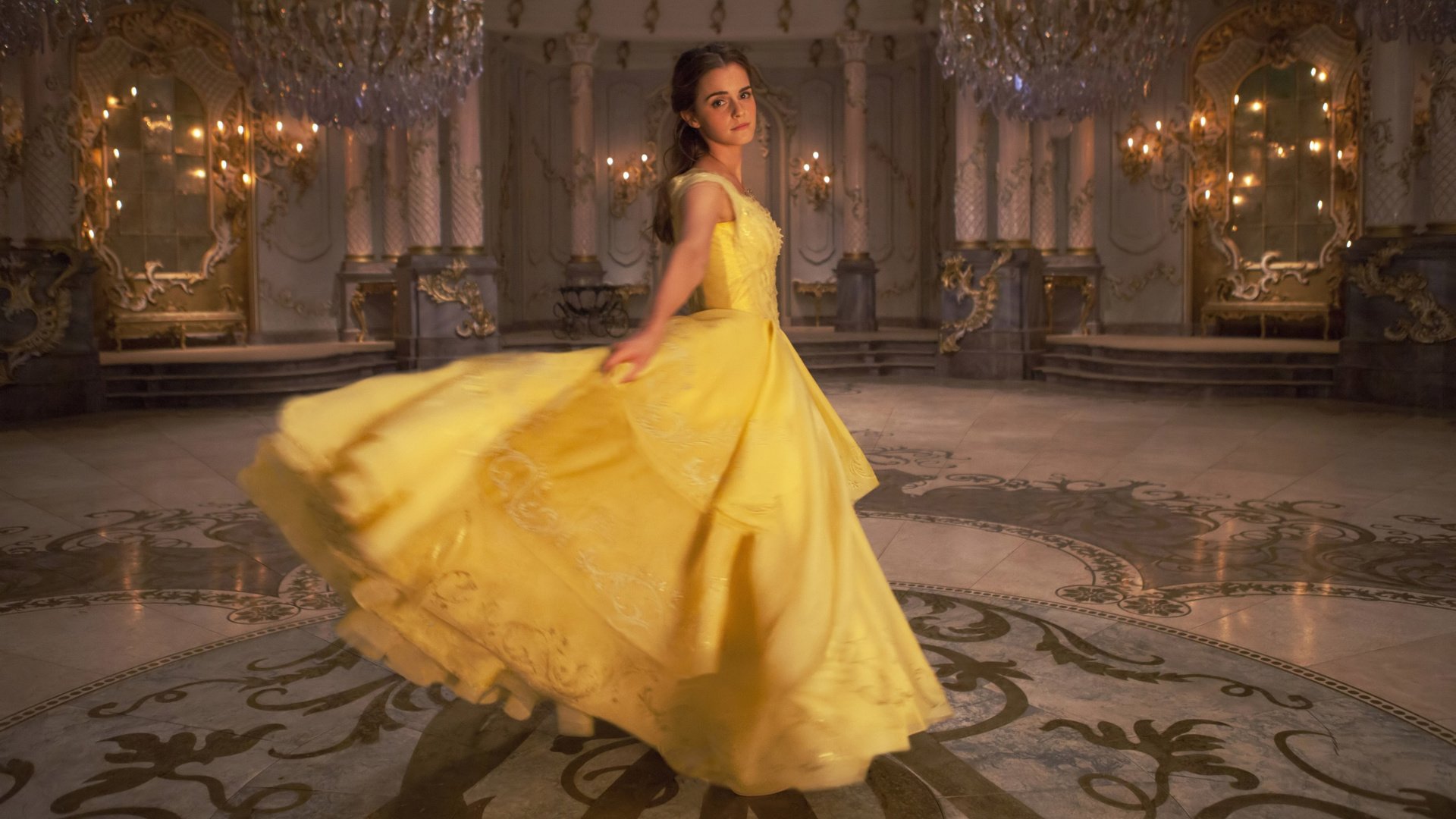 Обои эмма уотсон, красавица и чудовище, белль, emma watson, beauty and the beast, belle разрешение 2560x1600 Загрузить