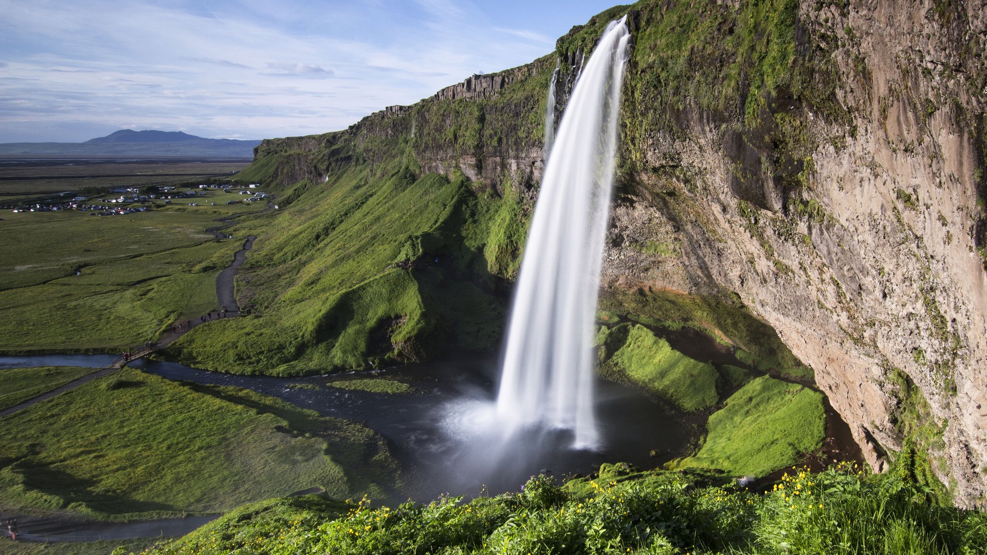 Обои водопад, исландия, сельяландсфосс, водопад сельяландсфосс, waterfall, iceland, seljalandsfoss, seljalandsfoss waterfall разрешение 4284x2818 Загрузить