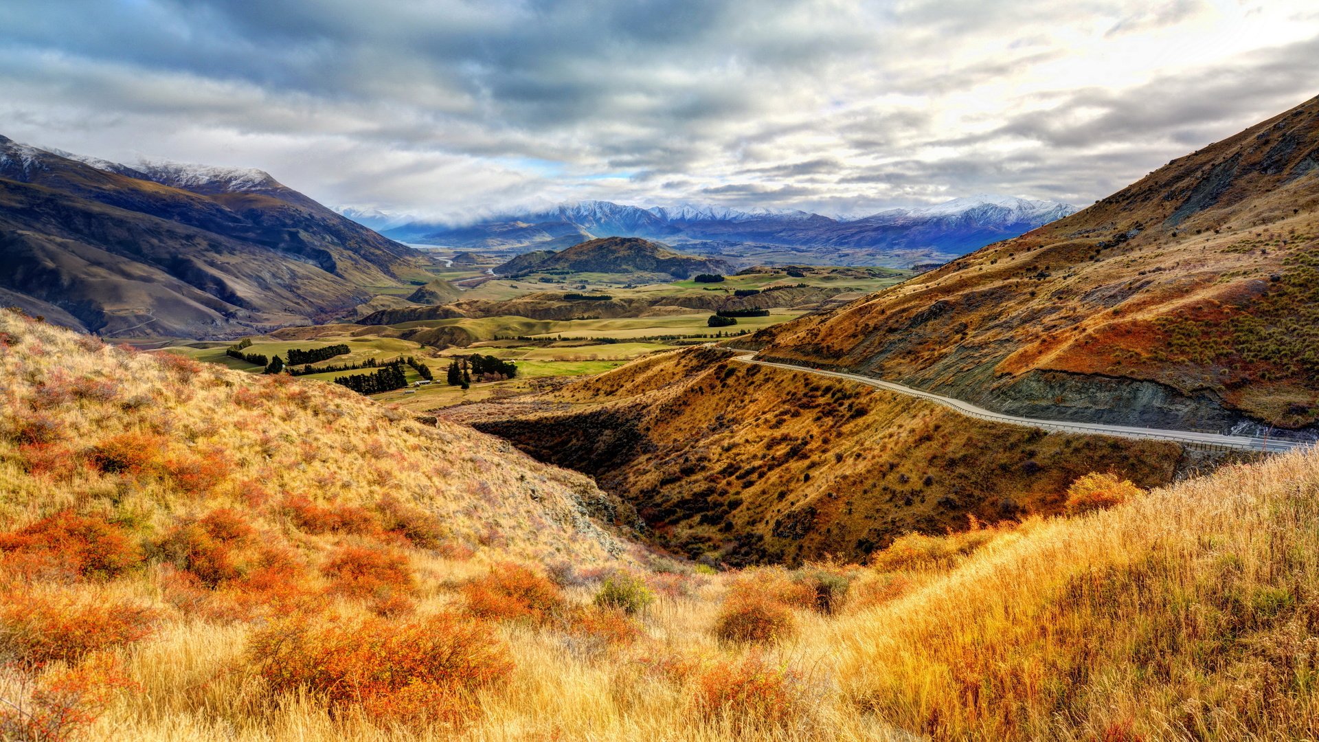 Обои небо, облака, горы, природа, пейзаж, новая зеландия, отаго, the sky, clouds, mountains, nature, landscape, new zealand, otago разрешение 3872x2583 Загрузить