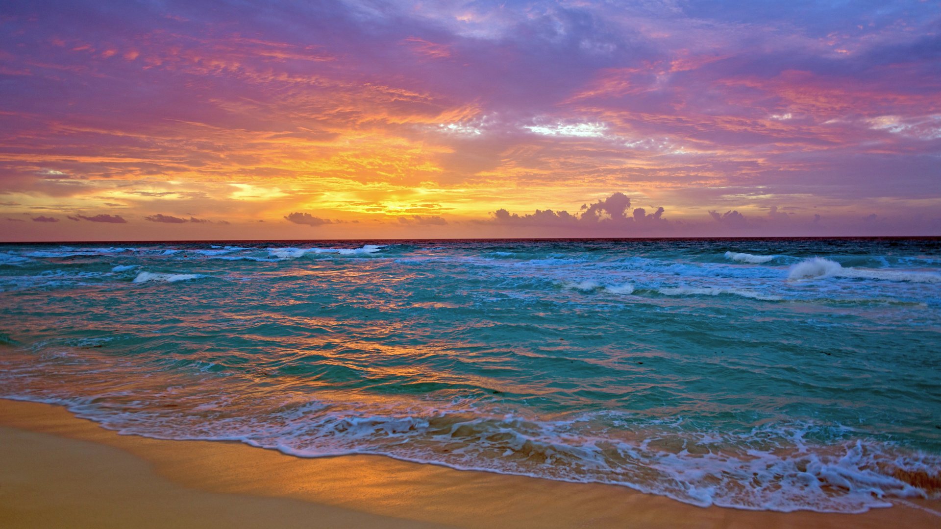 Обои небо, закат, море, пляж, горизонт, 2, the sky, sunset, sea, beach, horizon разрешение 5969x3985 Загрузить