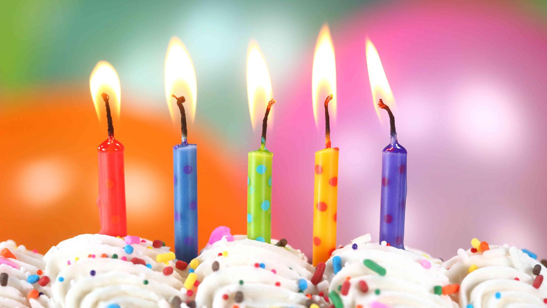 Обои свечи, день рождения, торт, candles, birthday, cake разрешение 1920x1200 Загрузить