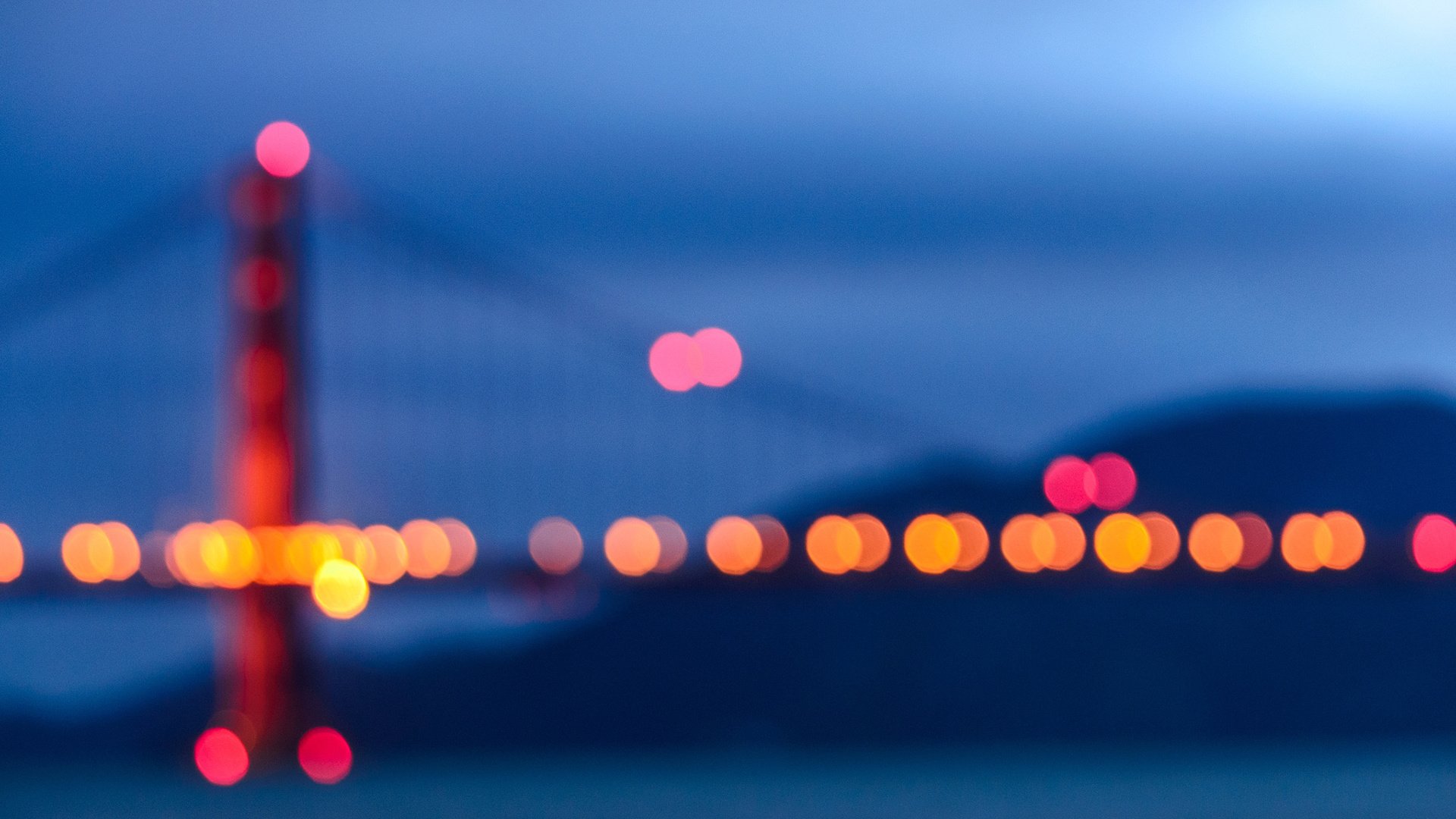 Обои мост, сша, сан-франциско, золотые ворота, боке, bridge, usa, san francisco, golden gate, bokeh разрешение 1920x1200 Загрузить