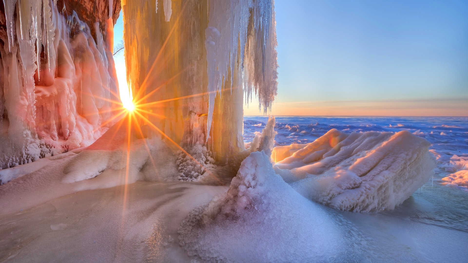 Обои мороз и солнце — день чудесный, frost and sun day is wonderful разрешение 5397x3598 Загрузить