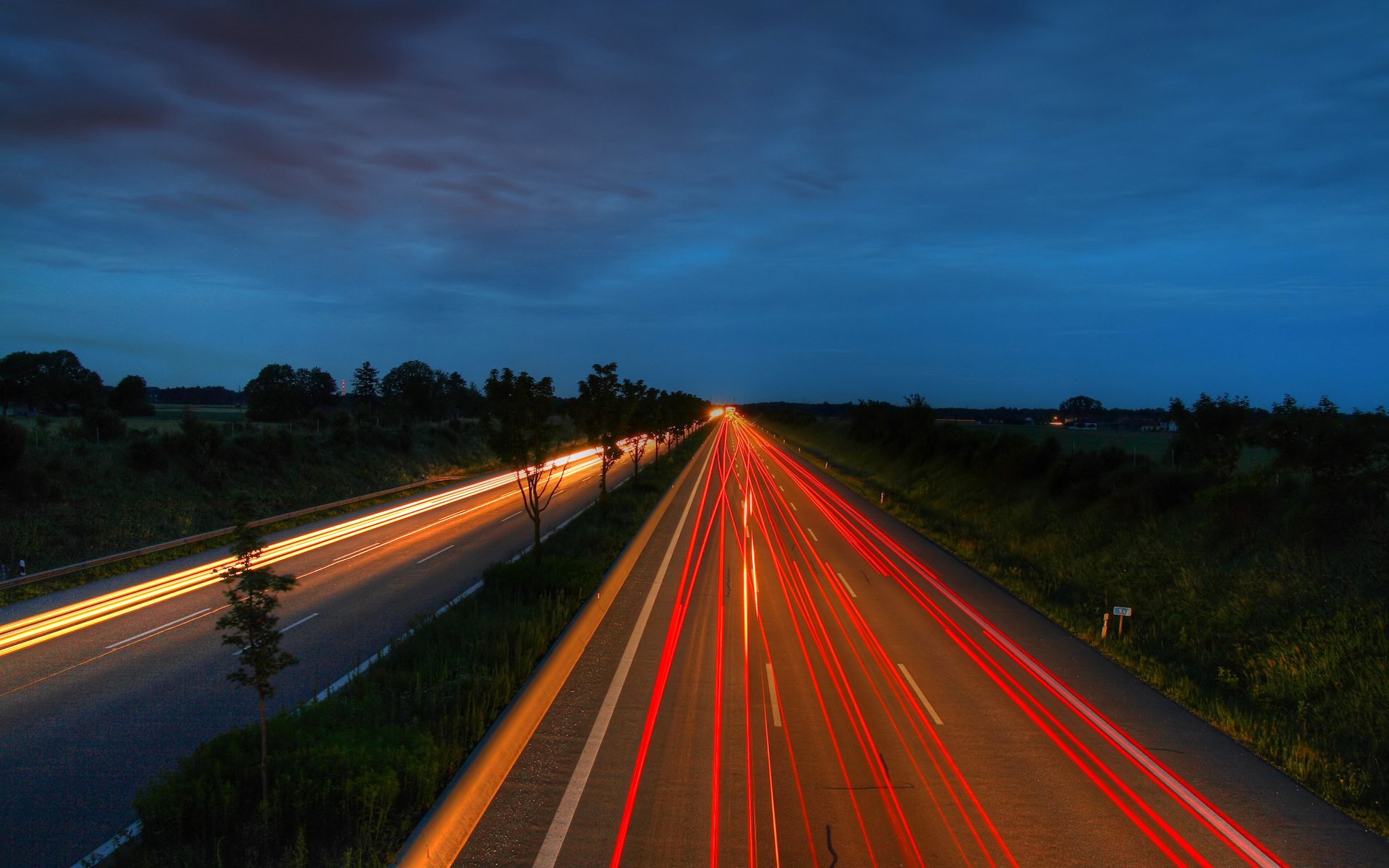 Обои ночь, пейзаж, ночная дорога, хай вей, high way, night, landscape, night road, hai wei разрешение 2560x1600 Загрузить