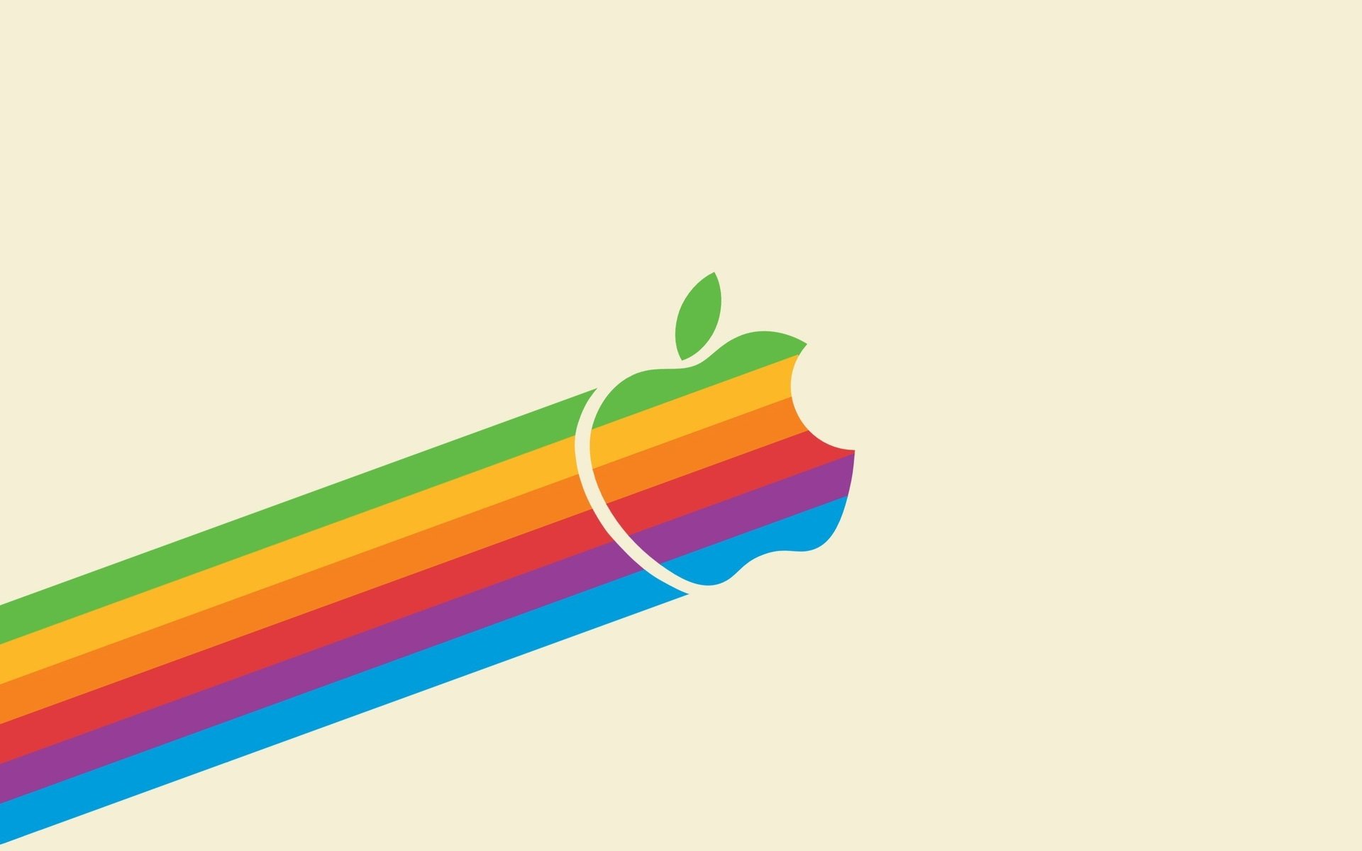 Обои цвет, минимализм, эппл, color, minimalism, apple разрешение 2560x1600 Загрузить