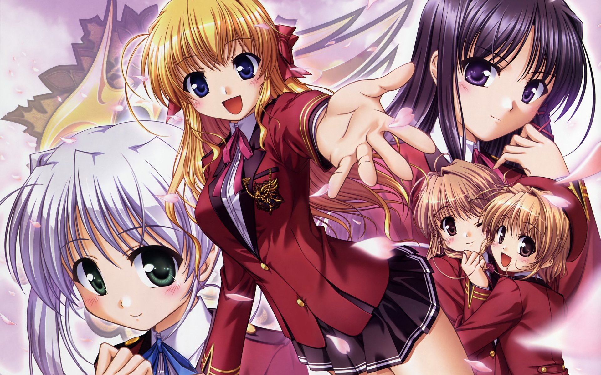 Обои fortune arterial, kuze kiriha, sendo erika, tougi shiro, yuuki haruna, yuuki kanade разрешение 5645x4041 Загрузить