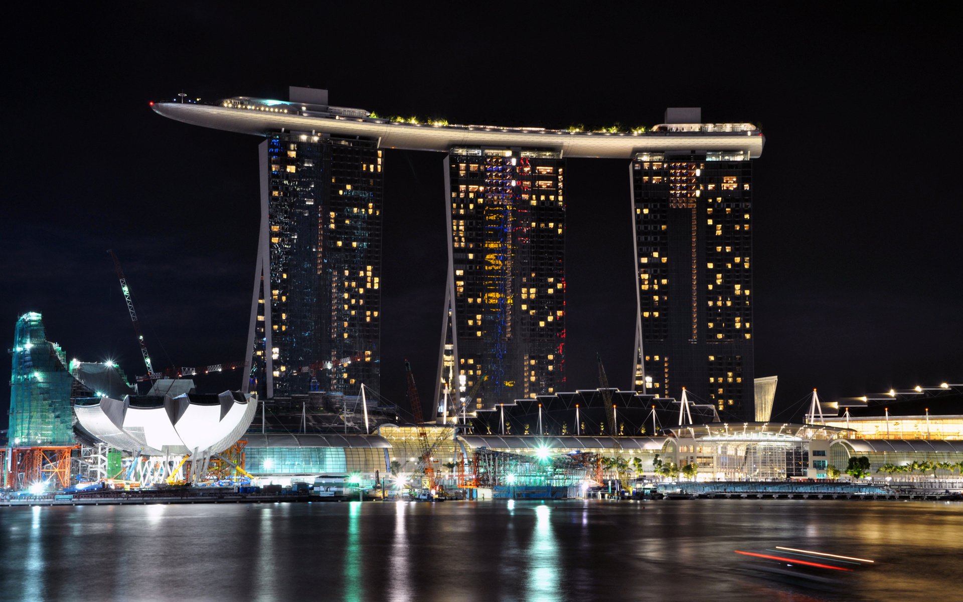 Обои ночь, сингапур, они, night, singapore, they разрешение 2000x1328 Загрузить