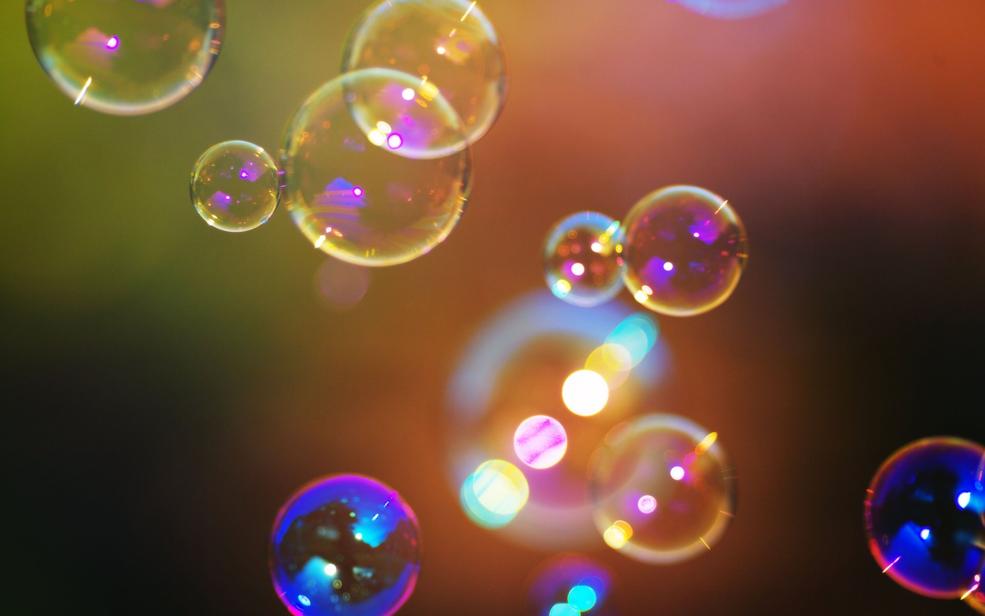 Обои свет, цвета, краски, блики, яркость, пена, мыльные пузыри, light, color, paint, glare, brightness, foam, bubbles разрешение 4992x3328 Загрузить