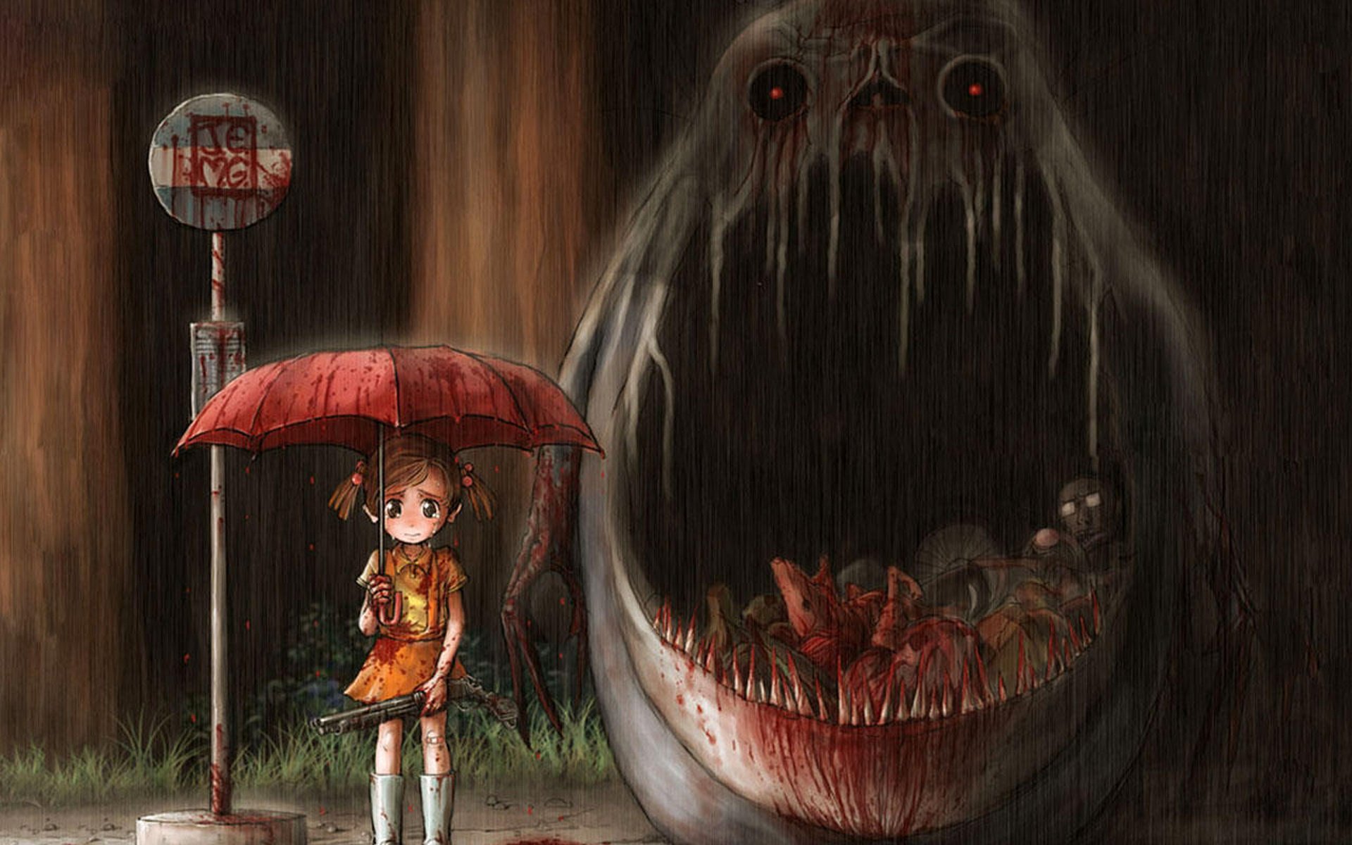 Скачать обои аниме, мой сосед тоторо, anime, my neighbor totoro разрешение  1920x1200 #45000