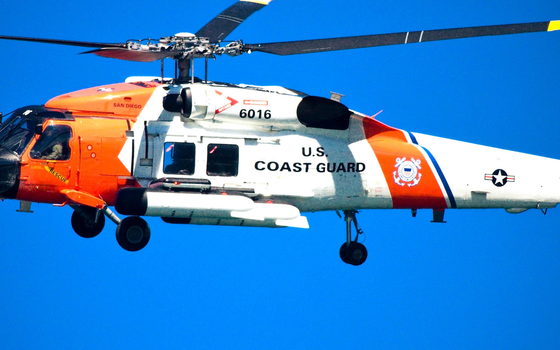 Обои вертолет, береговая охрана, helicopter, the coast guard разрешение 3578x1280 Загрузить