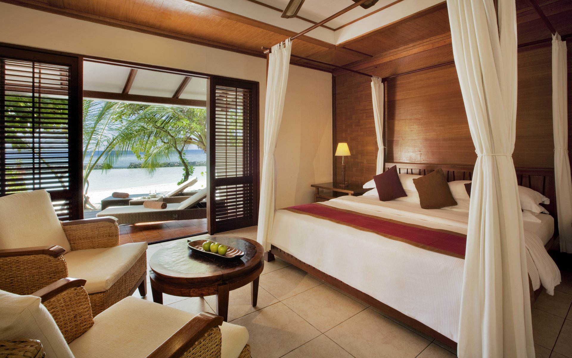 Обои интерьер, тропики, мальдивы, interior, tropics, the maldives разрешение 5616x3744 Загрузить