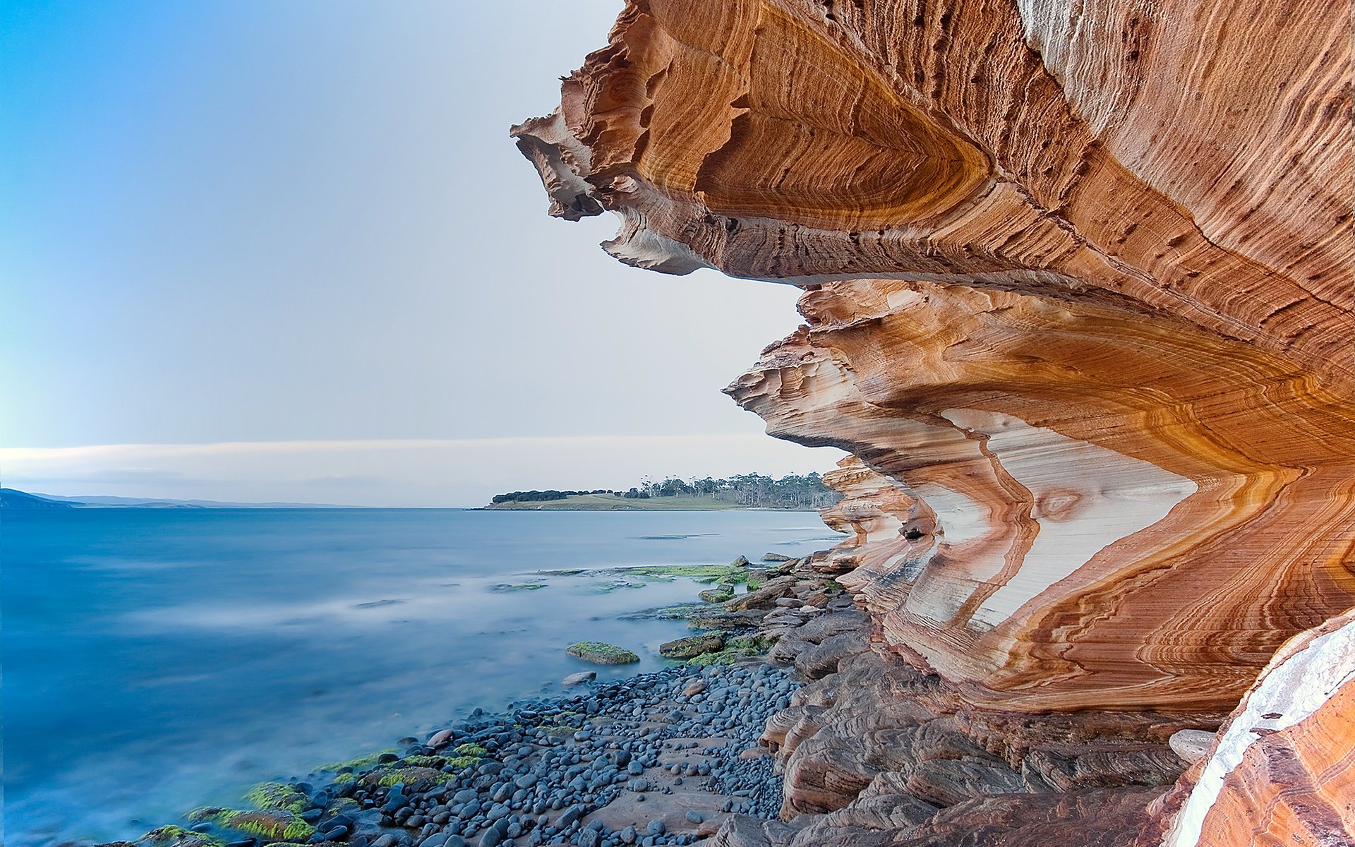 Обои море, скала, пляж, sea, rock, beach разрешение 1944x1296 Загрузить