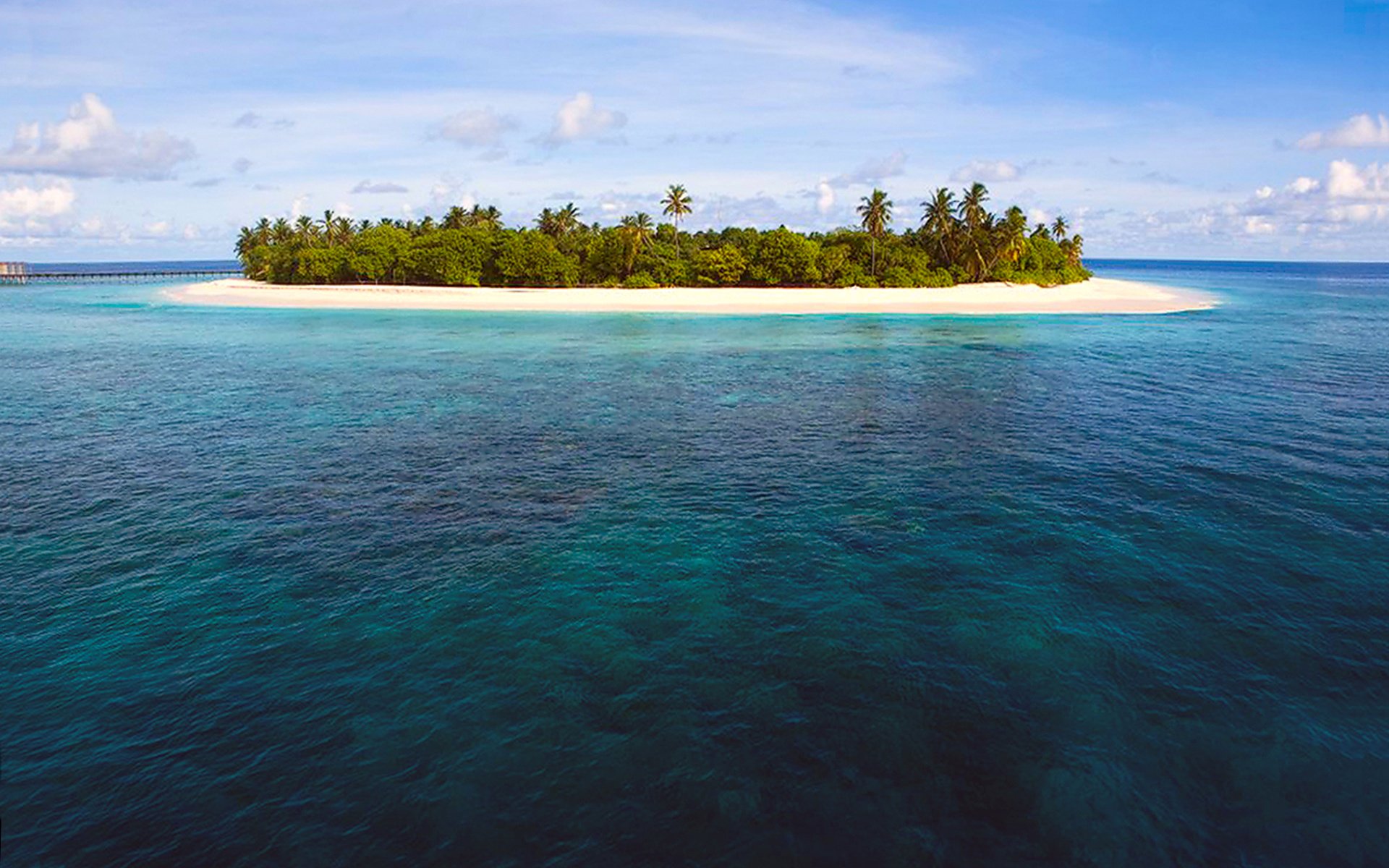 Обои остров, тропики, мальдивы, island, tropics, the maldives разрешение 1949x1323 Загрузить