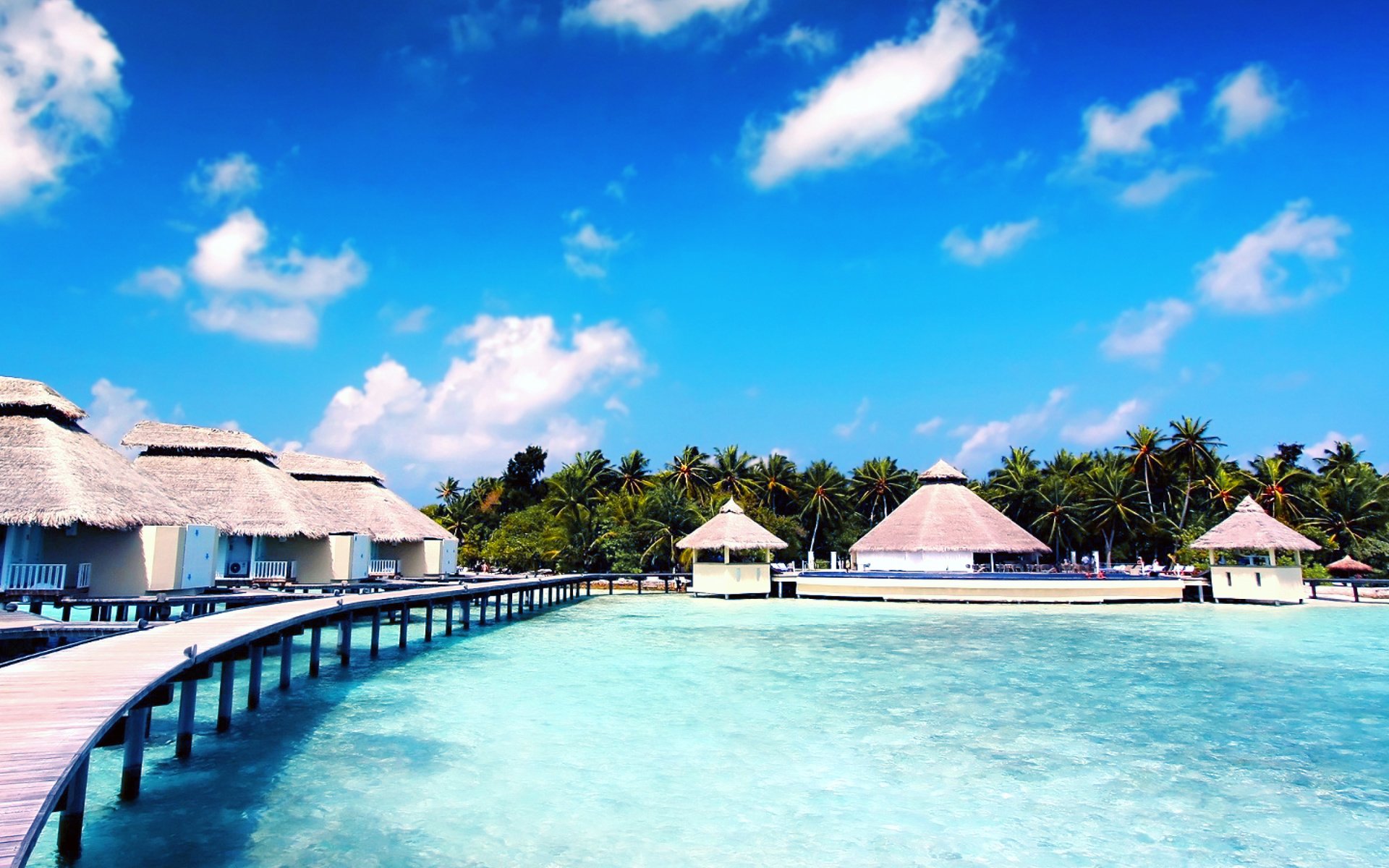 Обои остров, тропики, мальдивы, island, tropics, the maldives разрешение 2560x1920 Загрузить